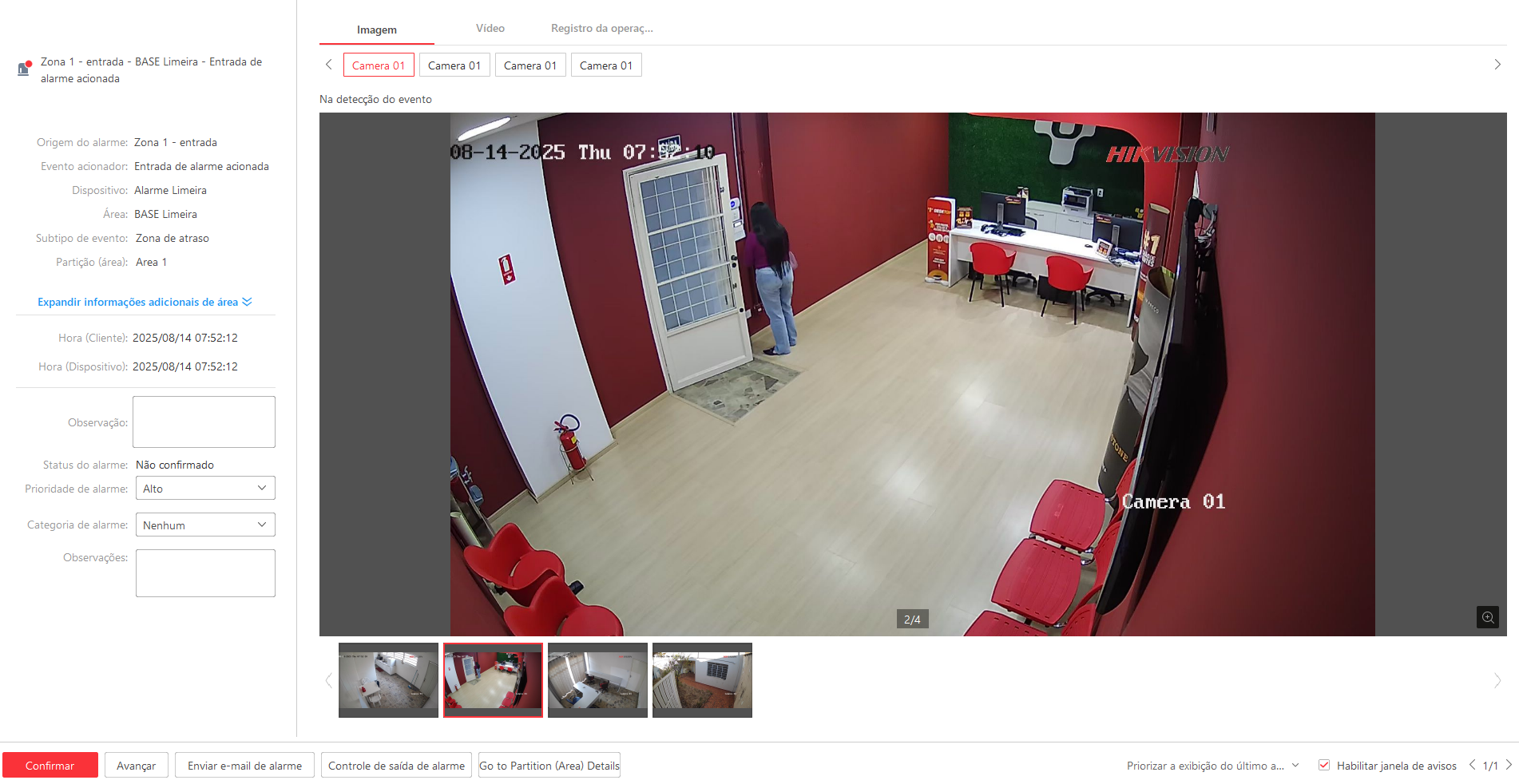 Imagem da ocorrência