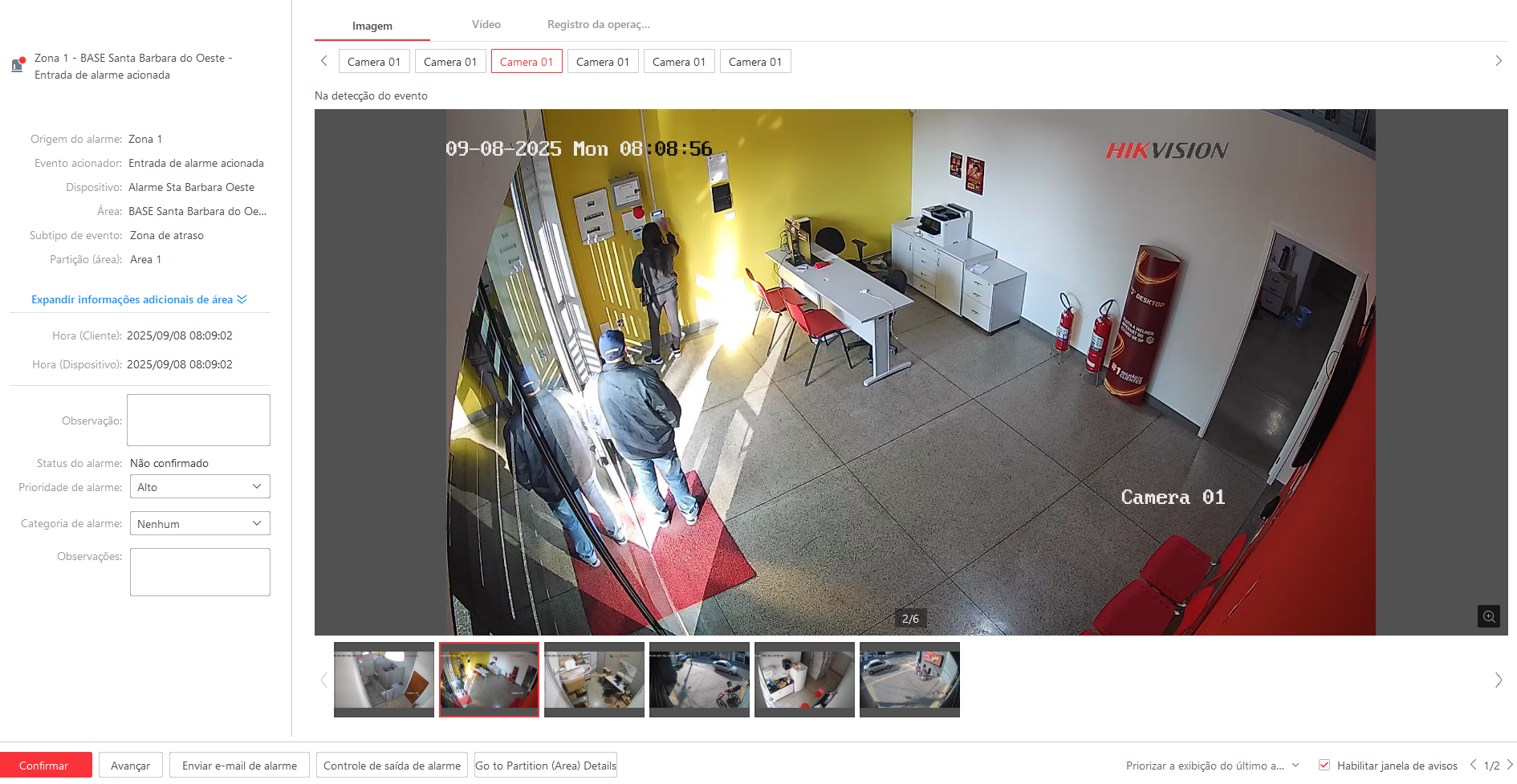 Imagem da ocorrência