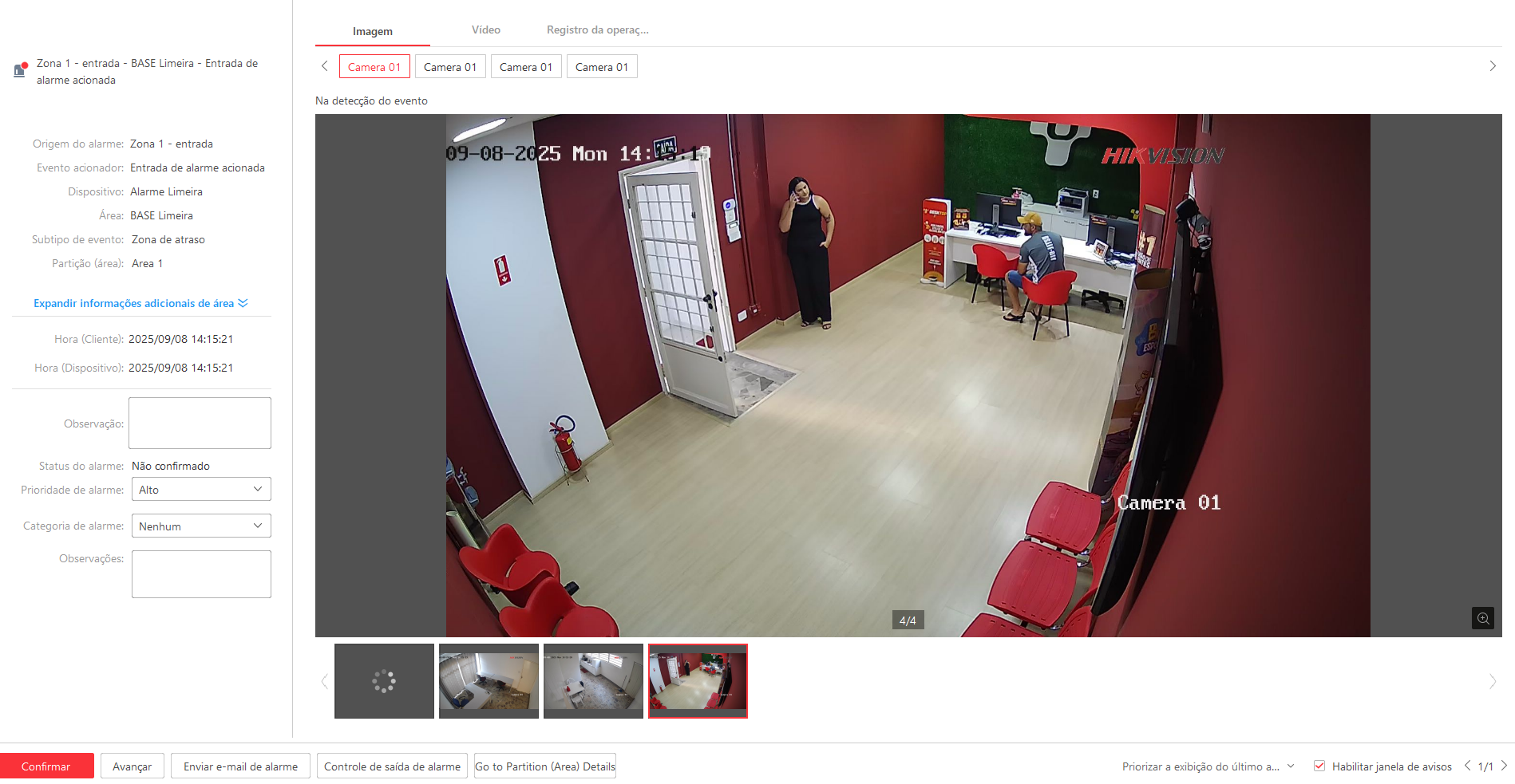 Imagem da ocorrência