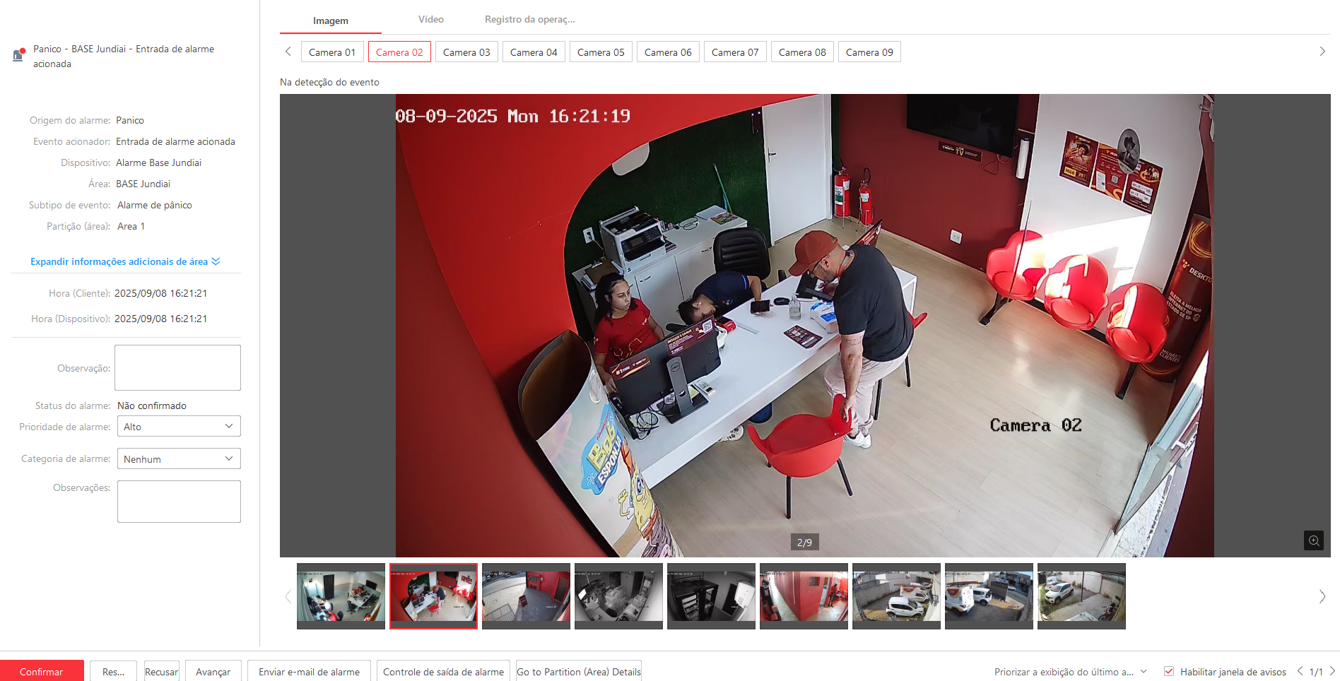 Imagem da ocorrência