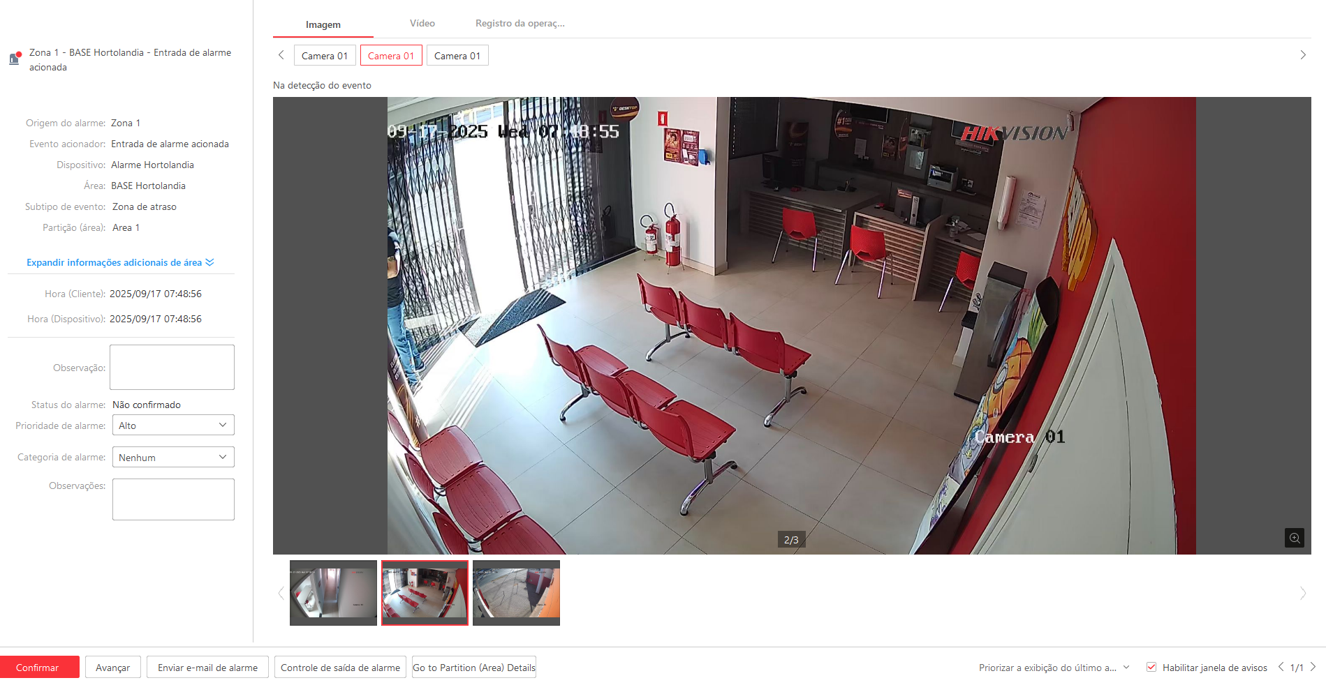 Imagem da ocorrência