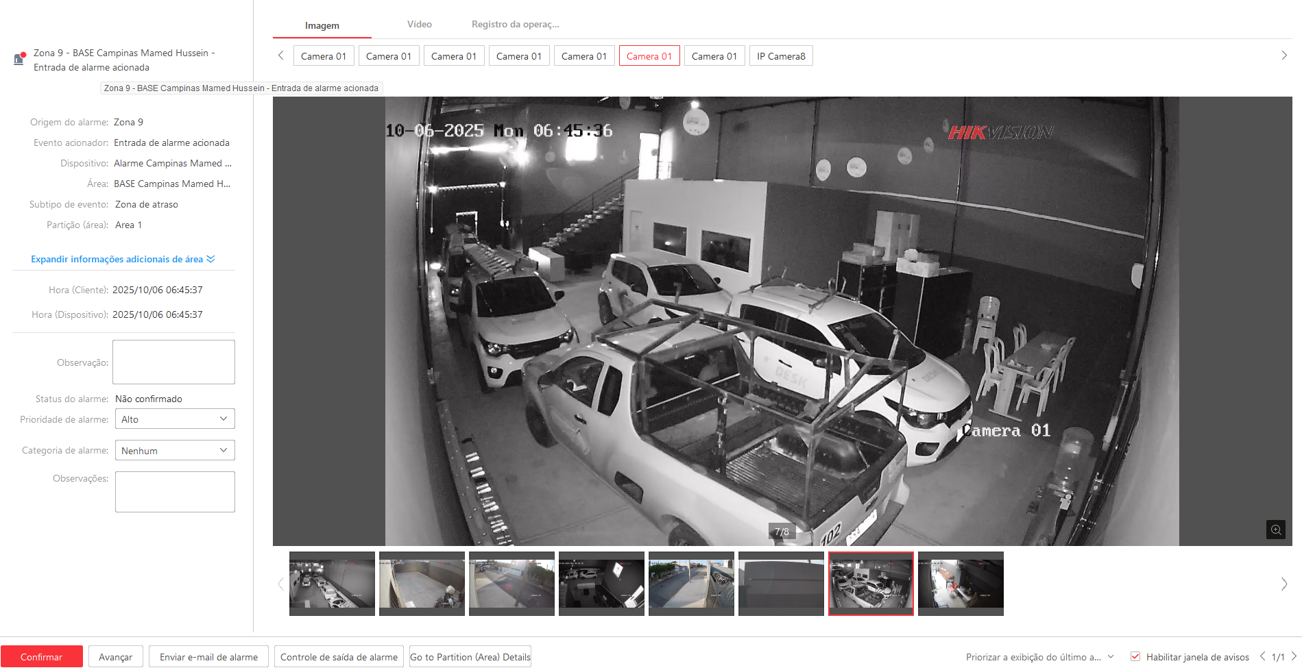 Imagem da ocorrência