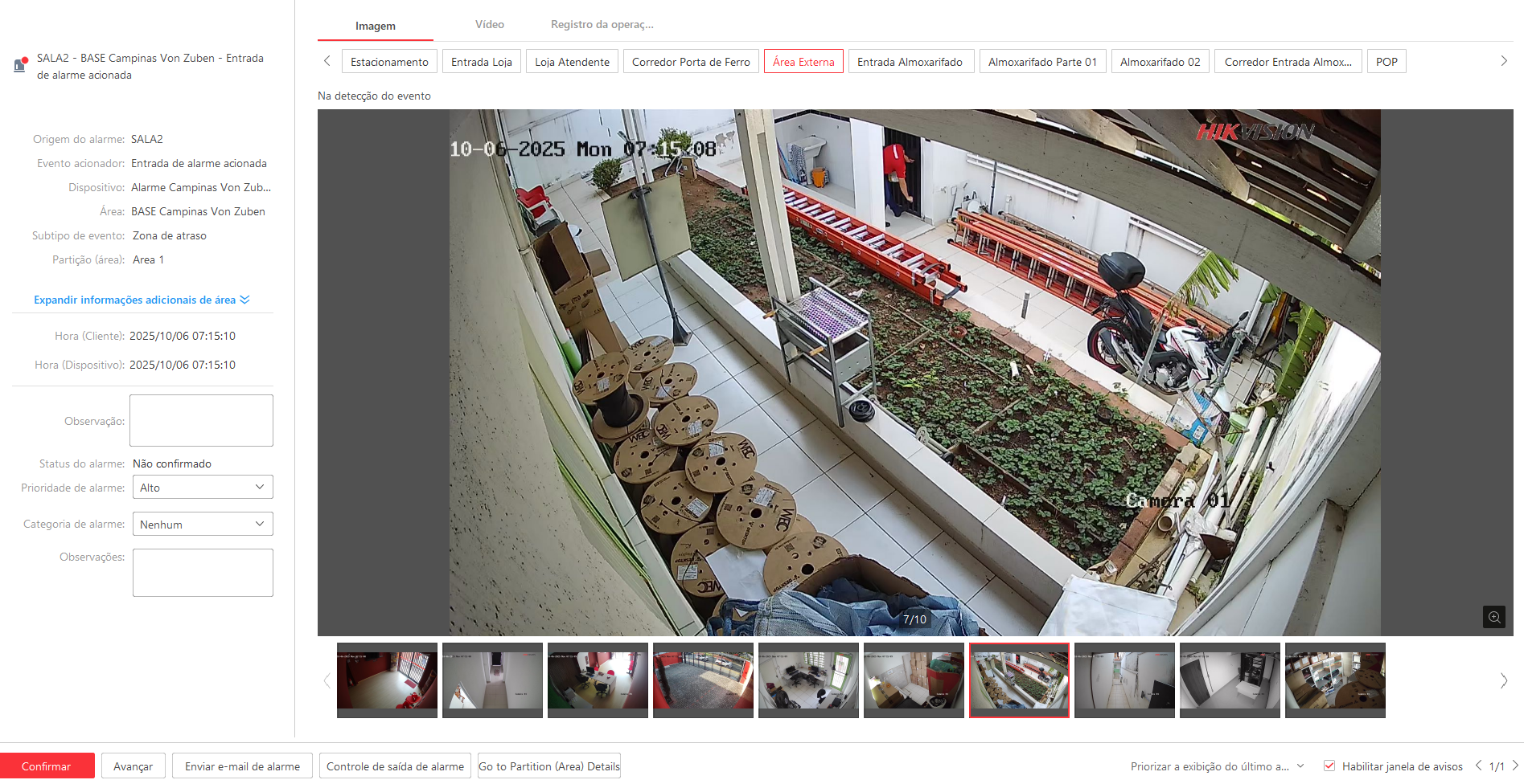 Imagem da ocorrência