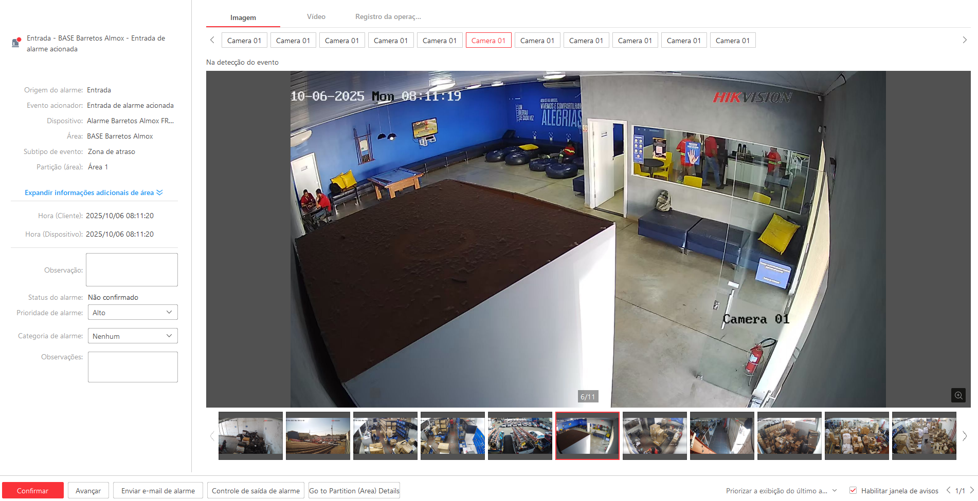 Imagem da ocorrência