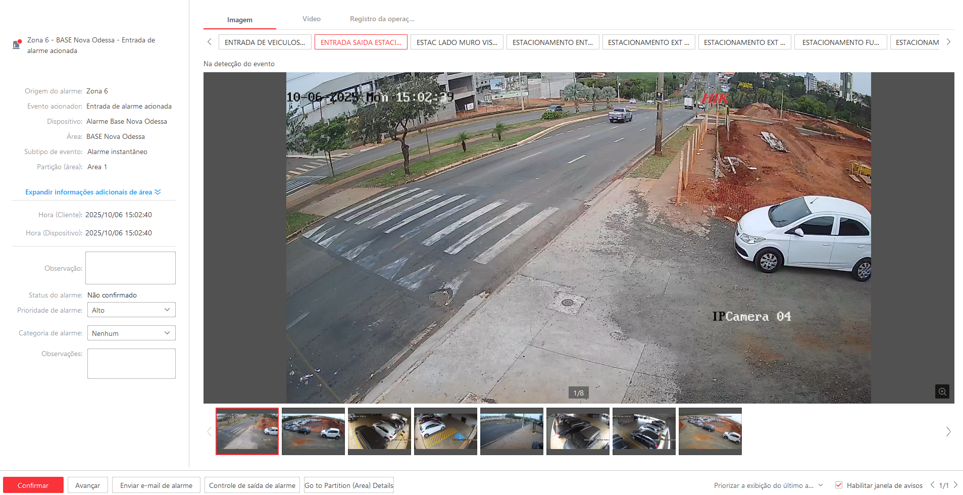 Imagem da ocorrência