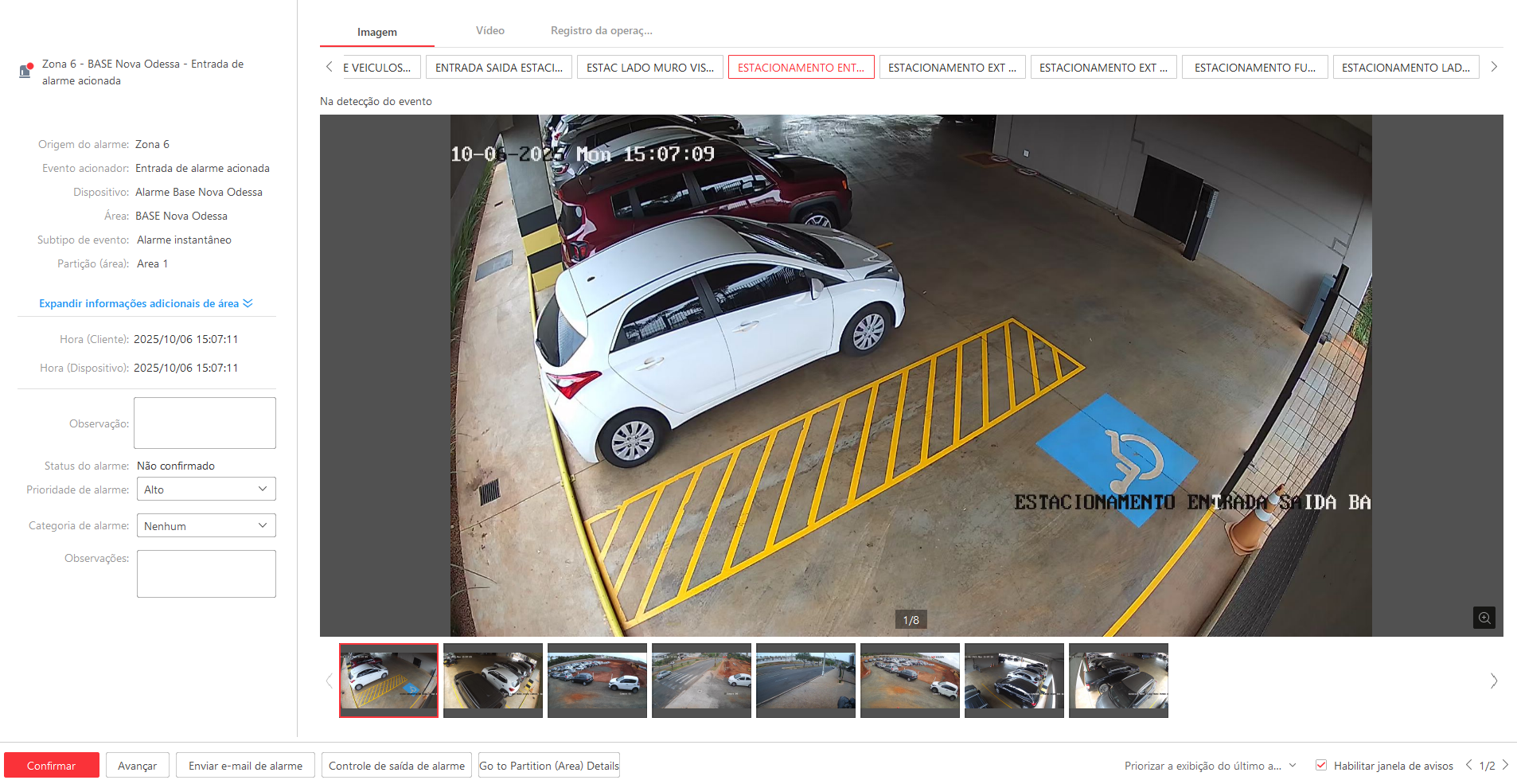 Imagem da ocorrência