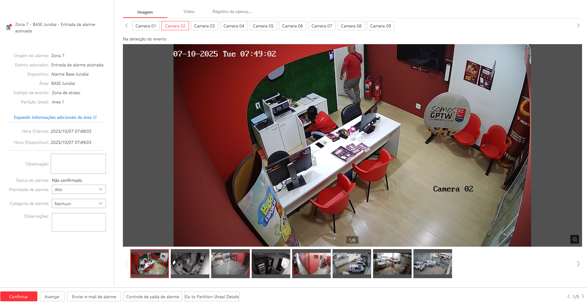 Imagem da ocorrência