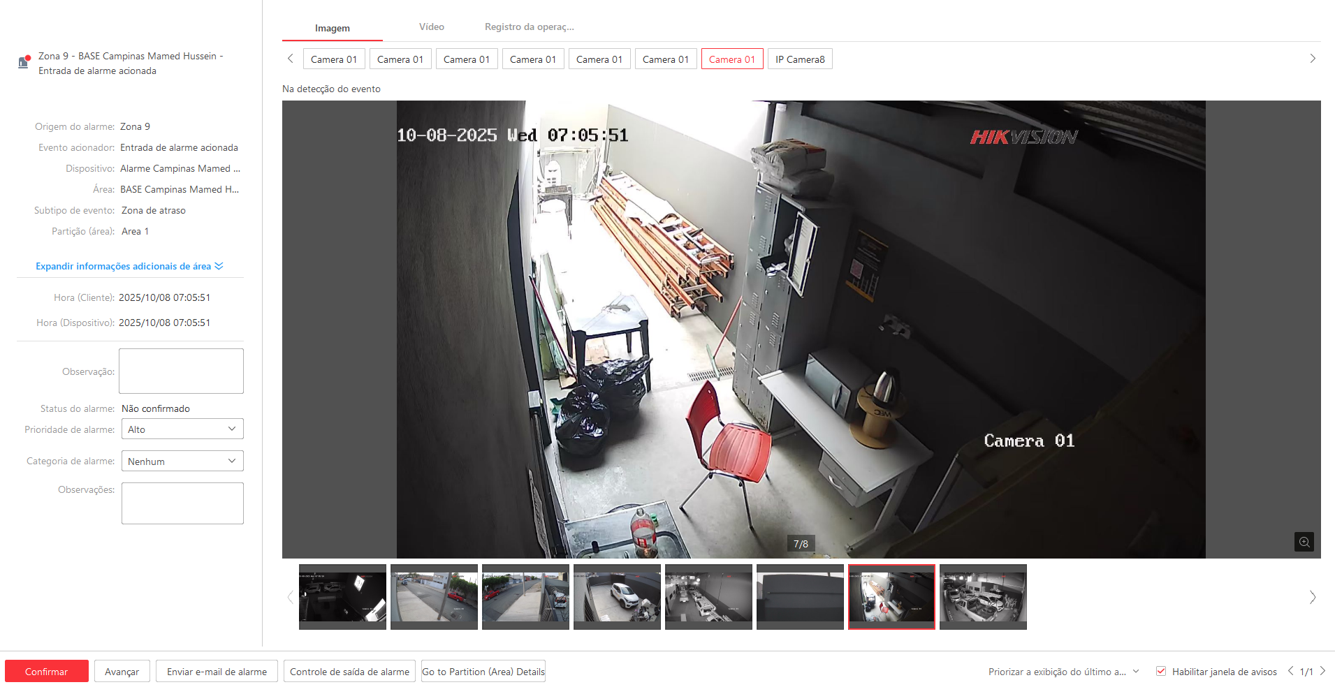 Imagem da ocorrência