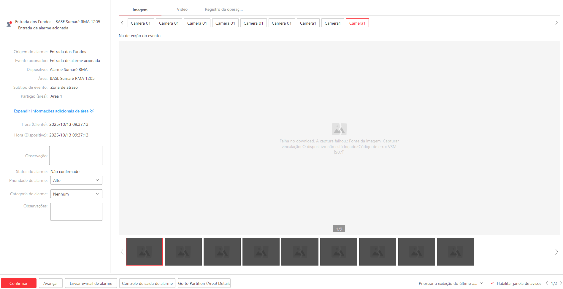 Imagem da ocorrência