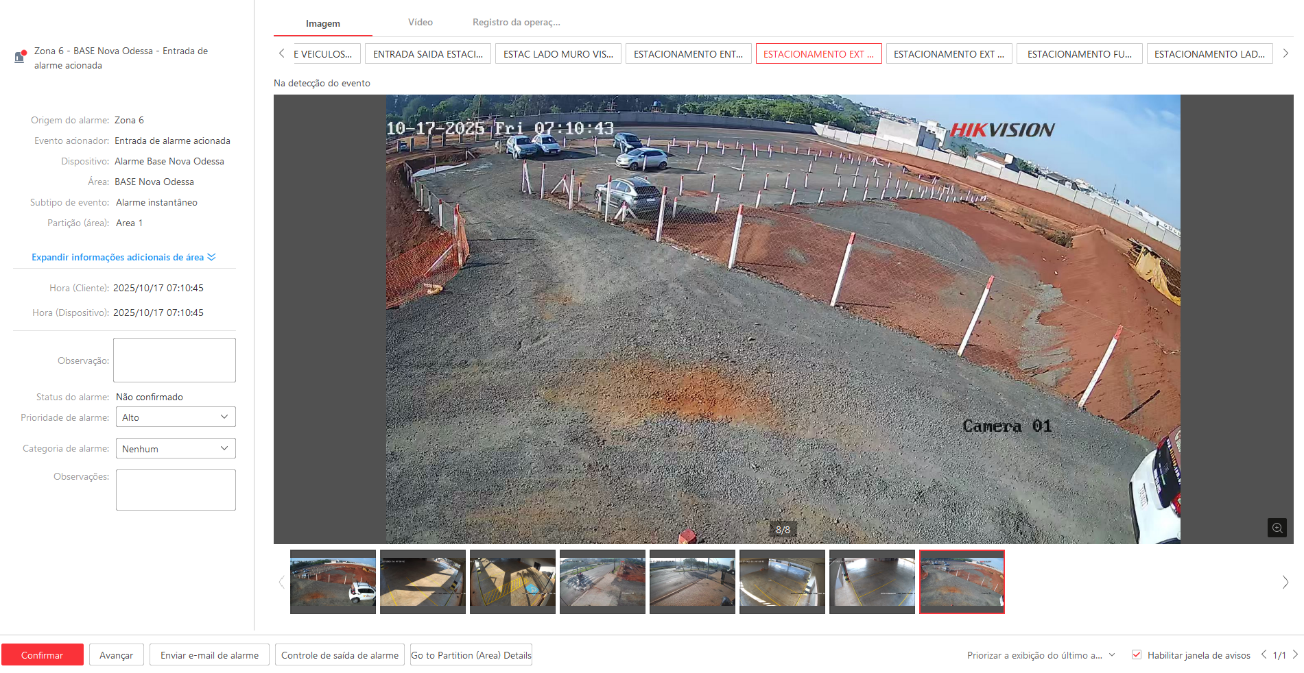 Imagem da ocorrência