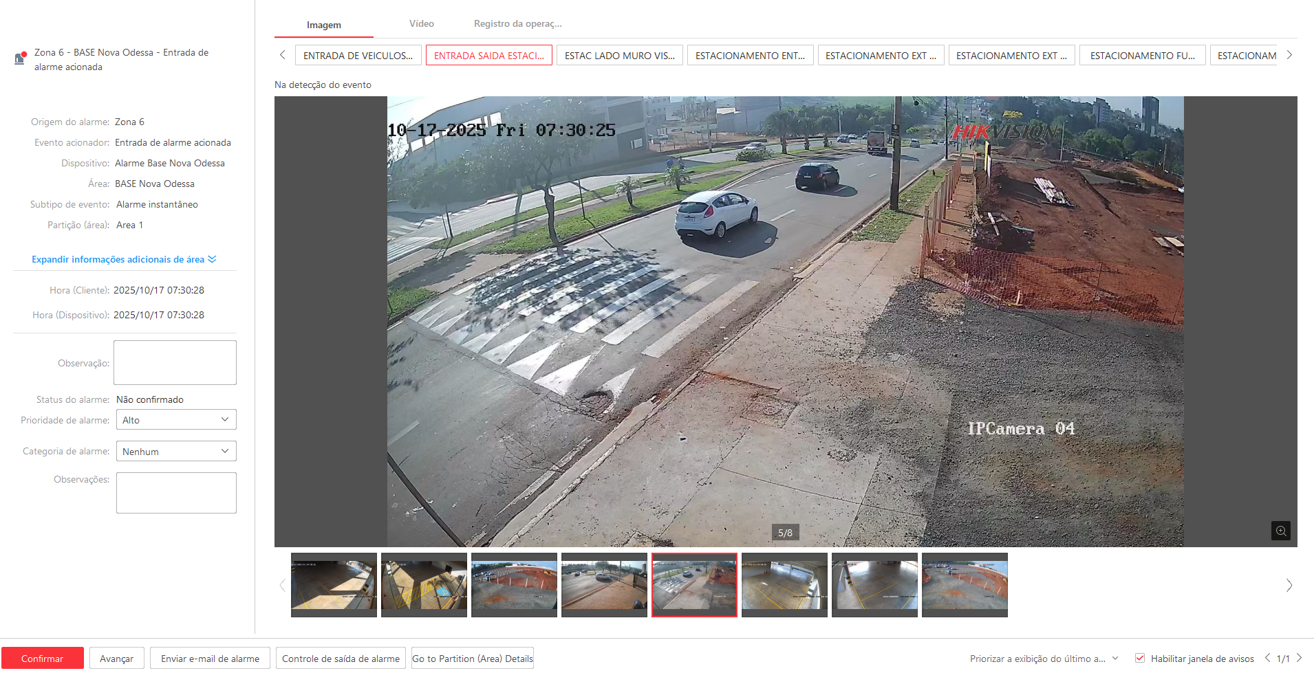 Imagem da ocorrência