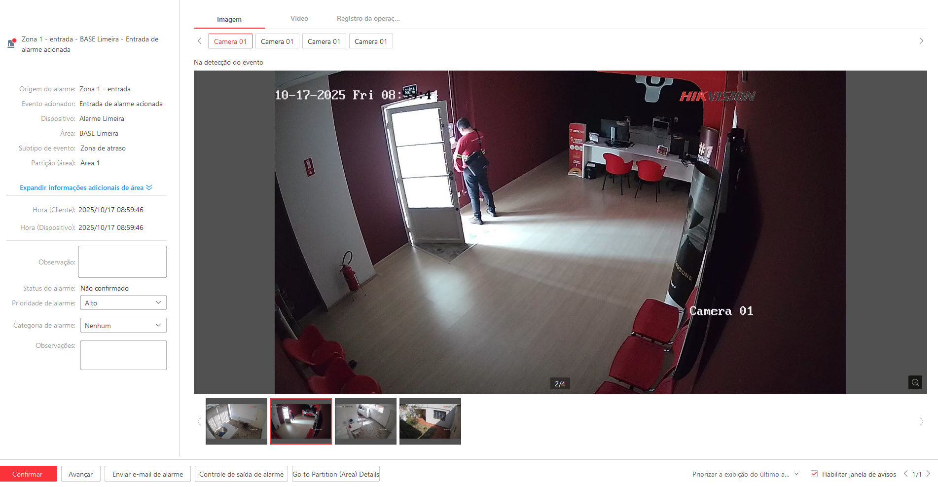 Imagem da ocorrência