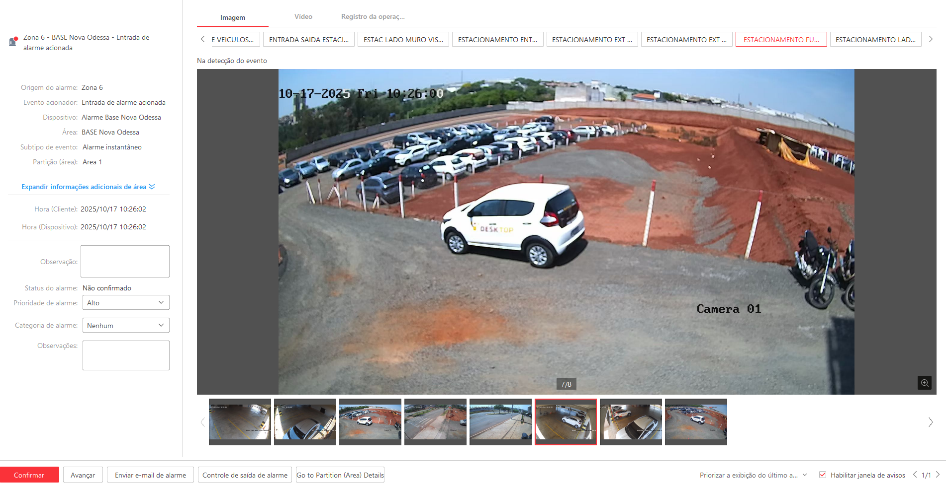 Imagem da ocorrência