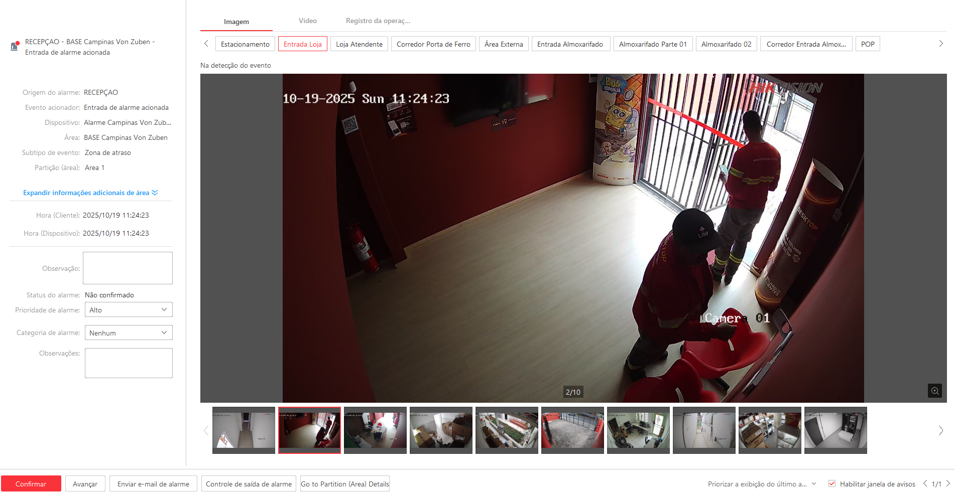 Imagem da ocorrência