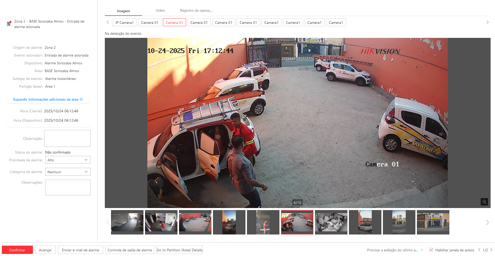 Imagem da ocorrência