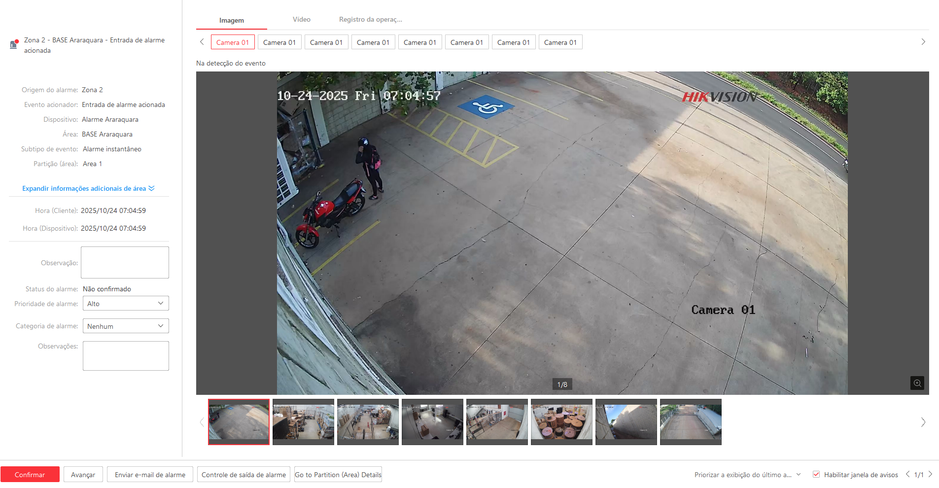 Imagem da ocorrência