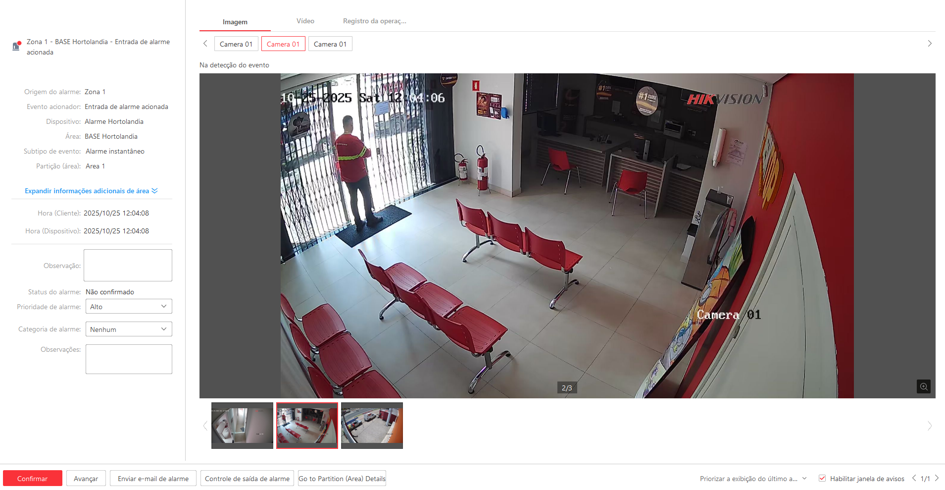 Imagem da ocorrência