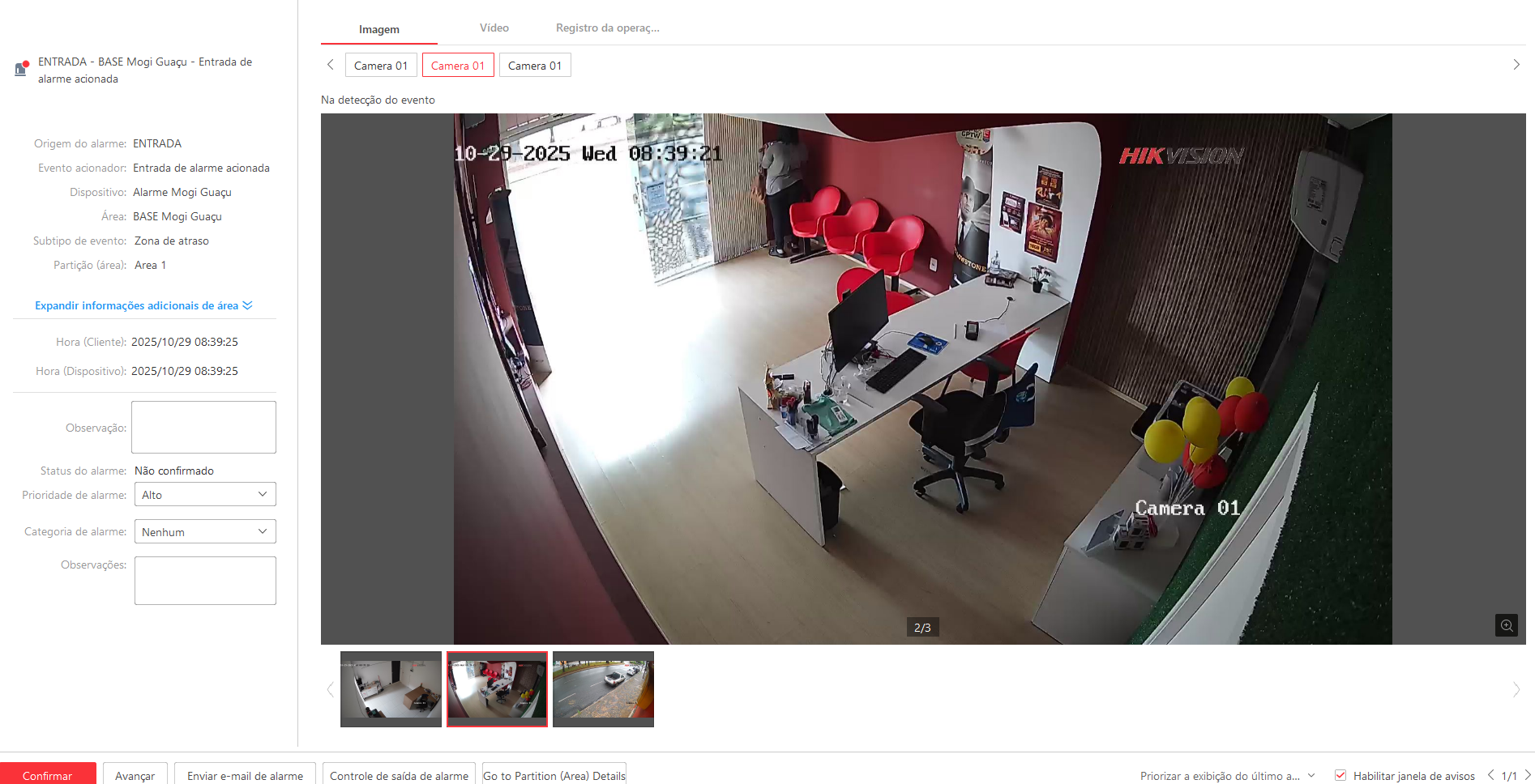 Imagem da ocorrência