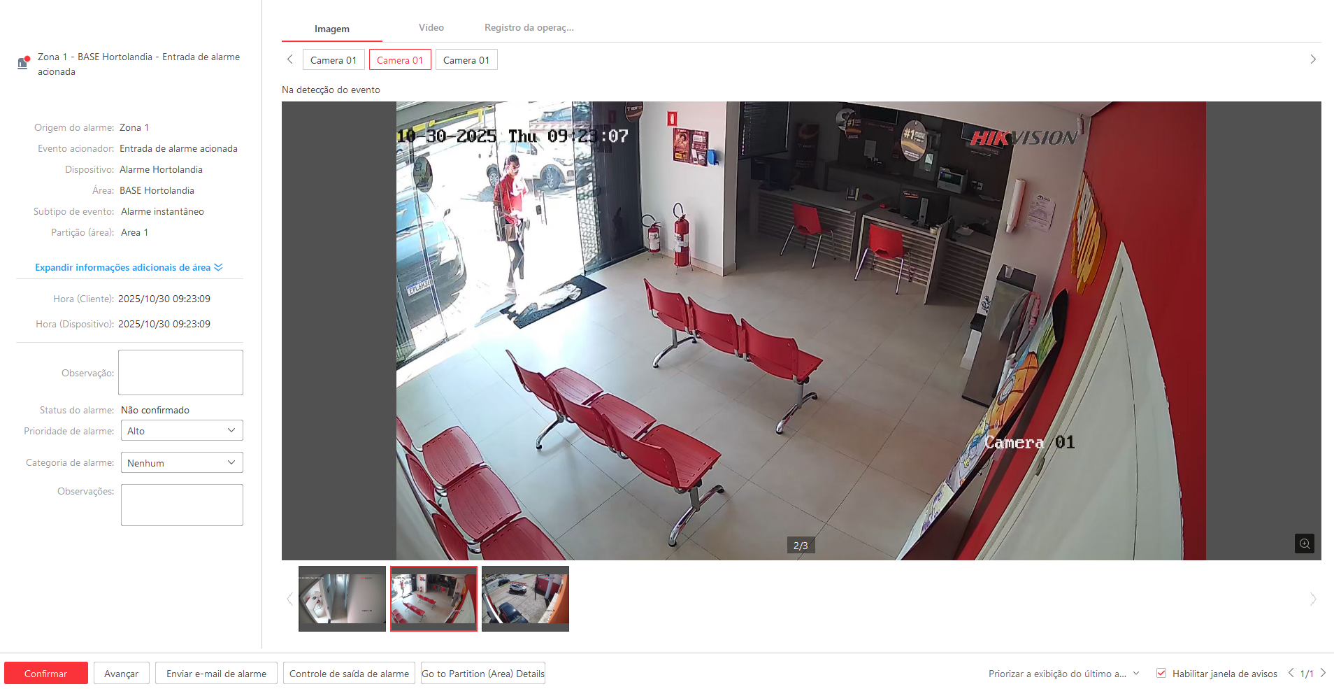 Imagem da ocorrência