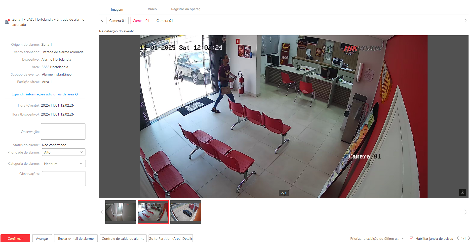 Imagem da ocorrência