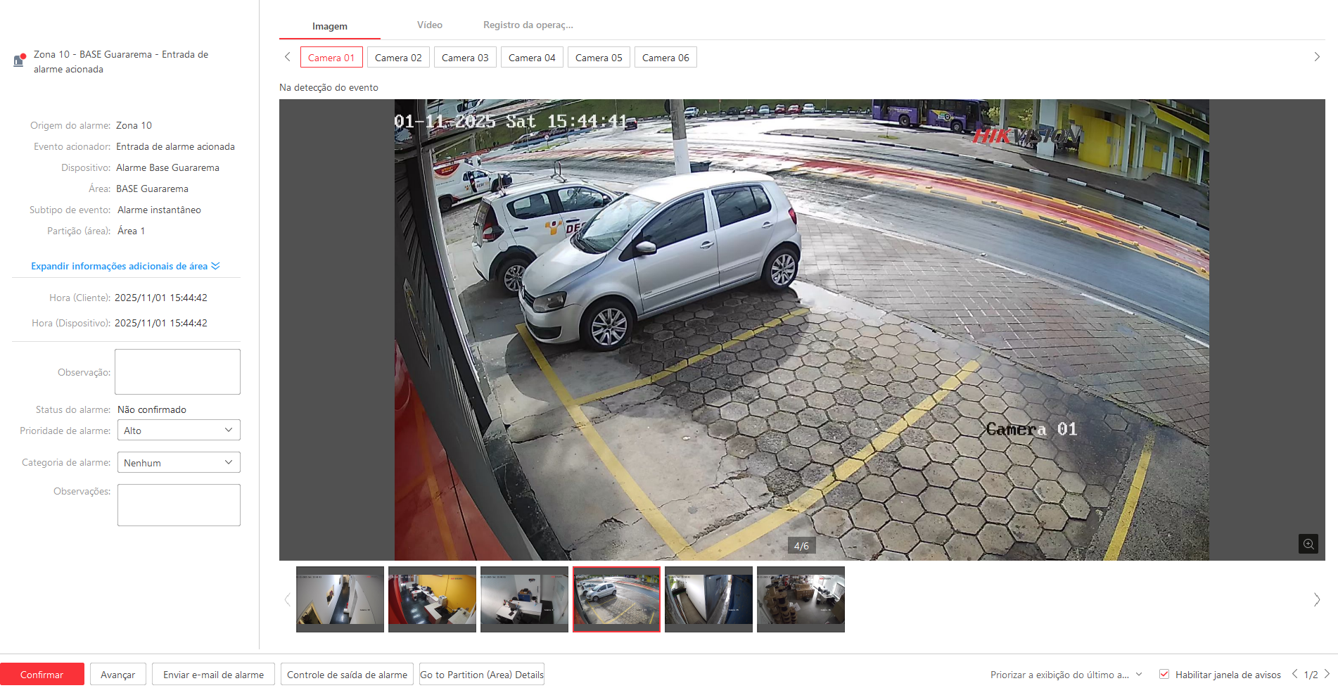 Imagem da ocorrência