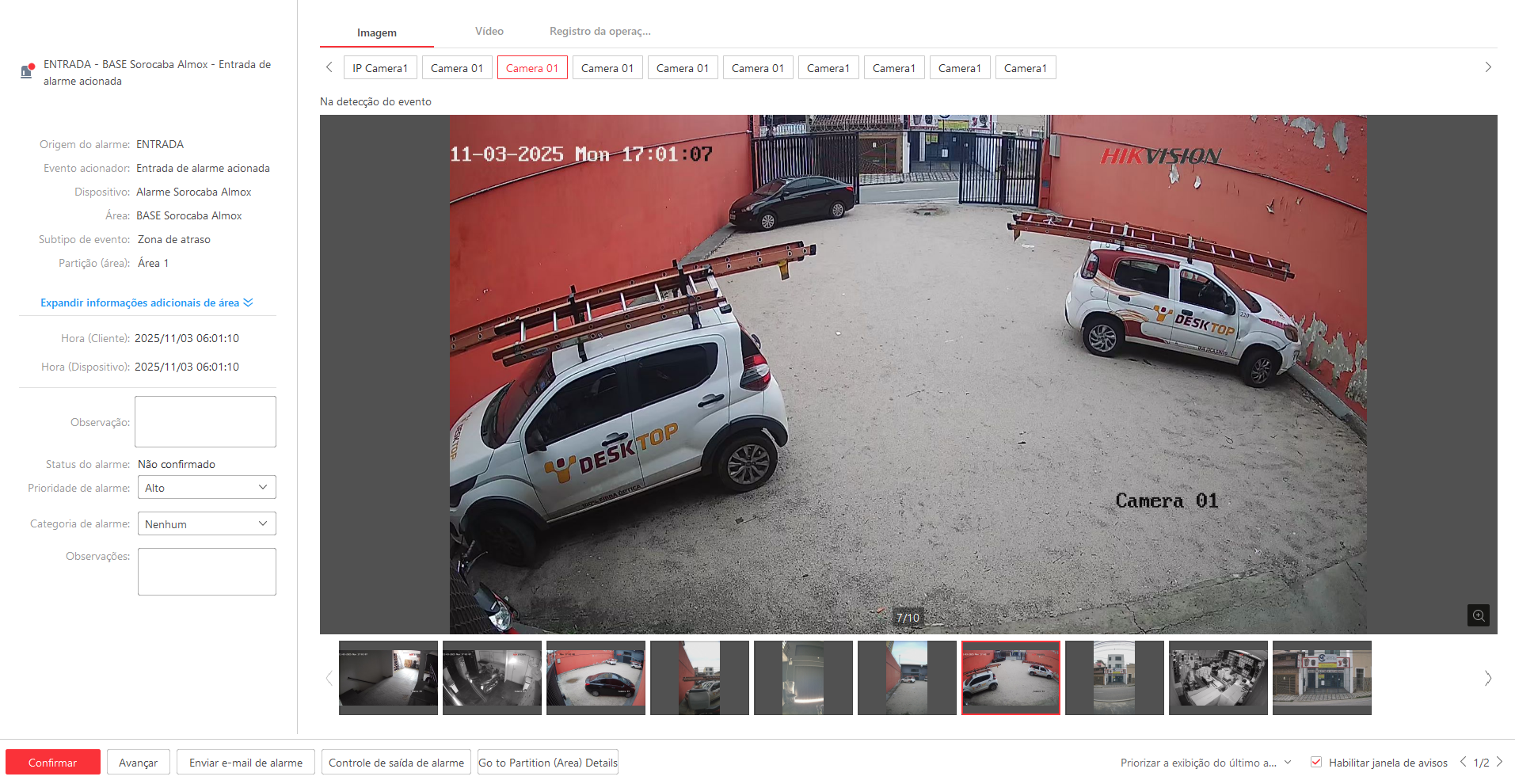 Imagem da ocorrência