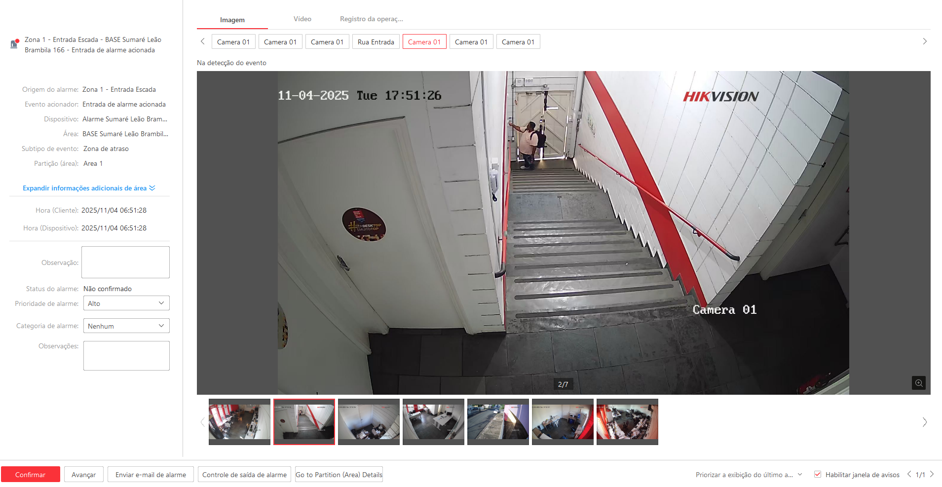 Imagem da ocorrência