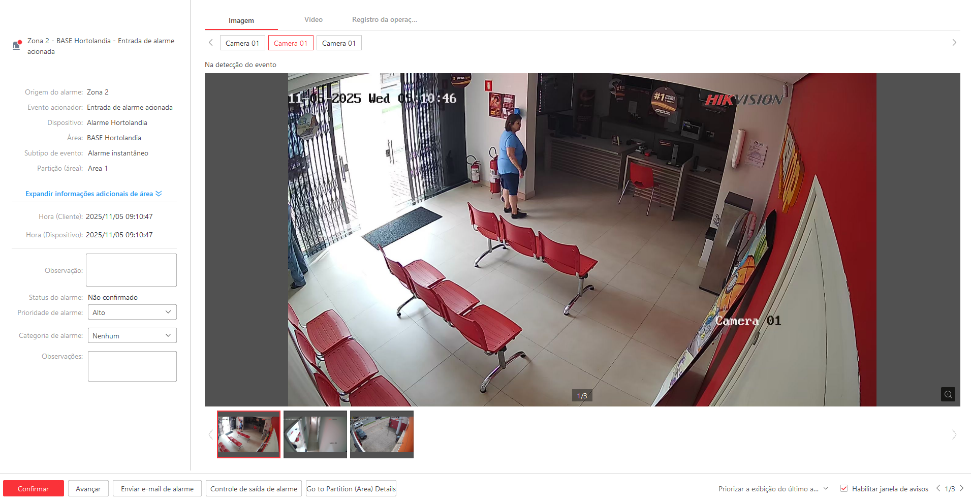 Imagem da ocorrência