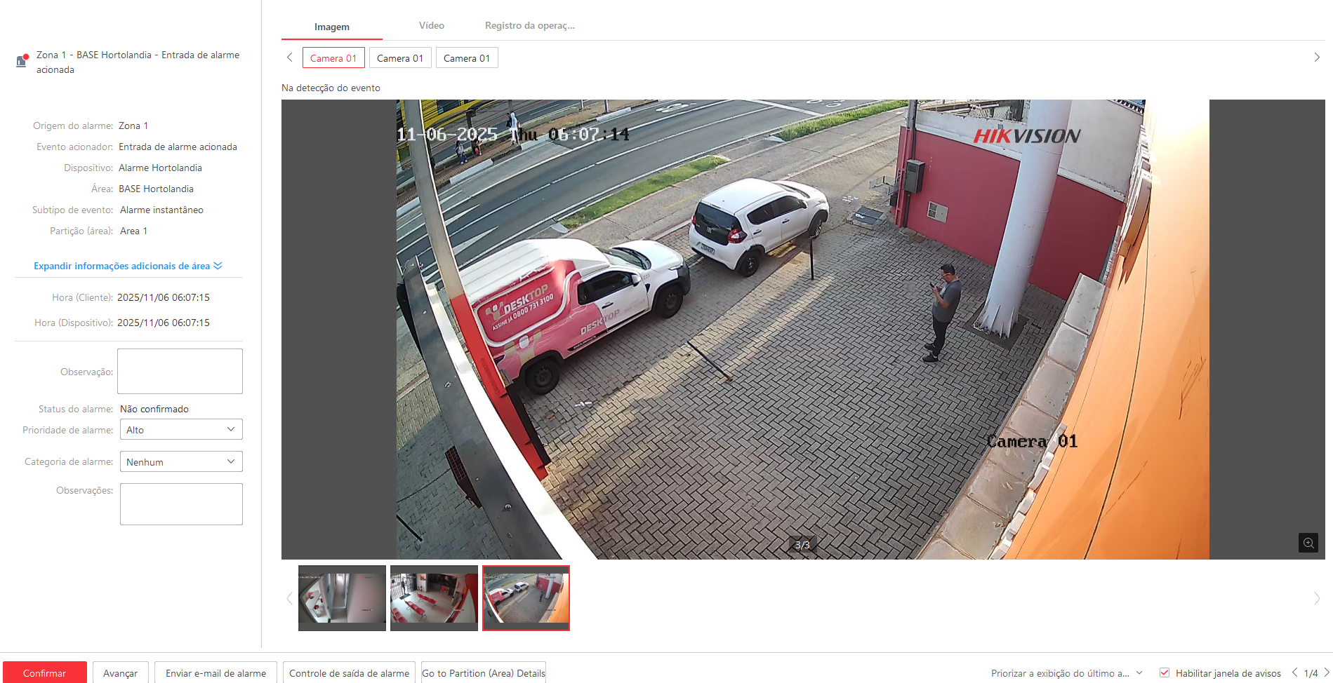 Imagem da ocorrência