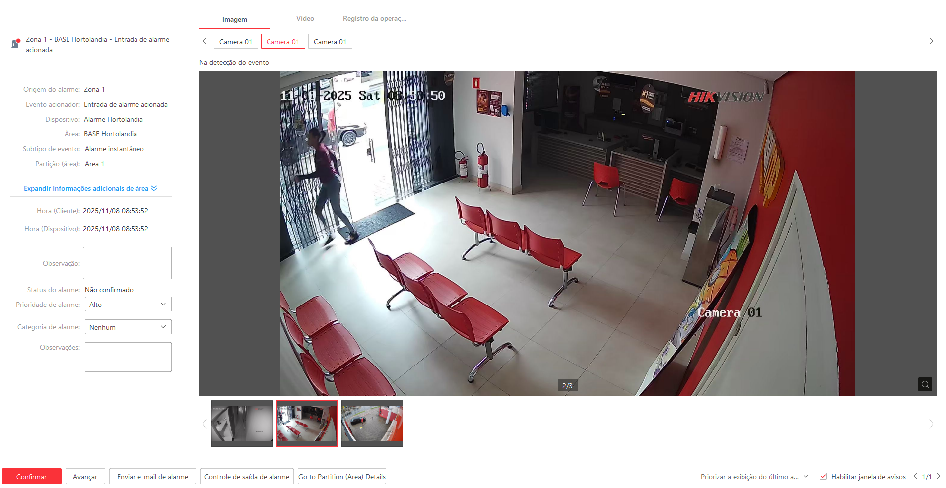 Imagem da ocorrência