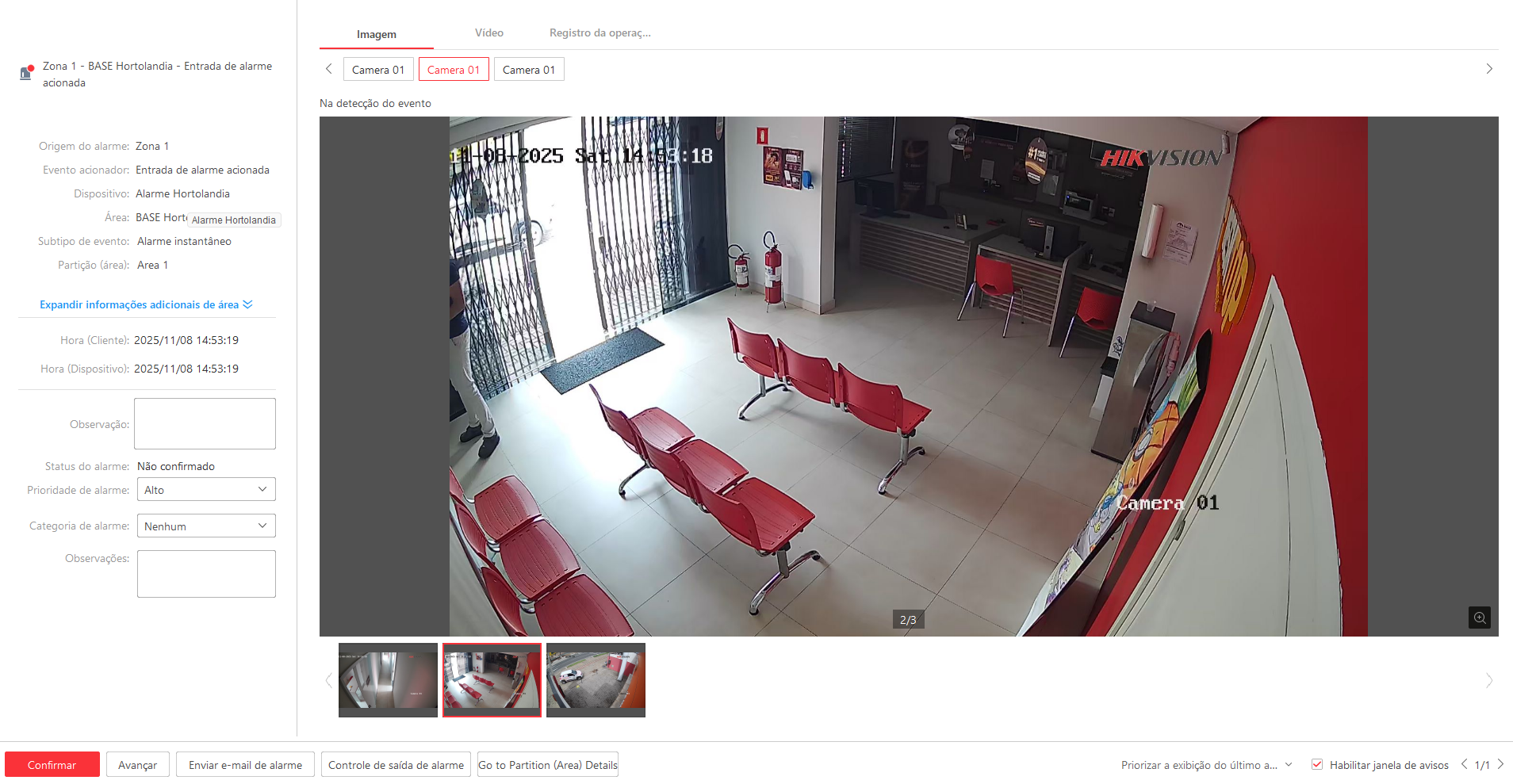 Imagem da ocorrência