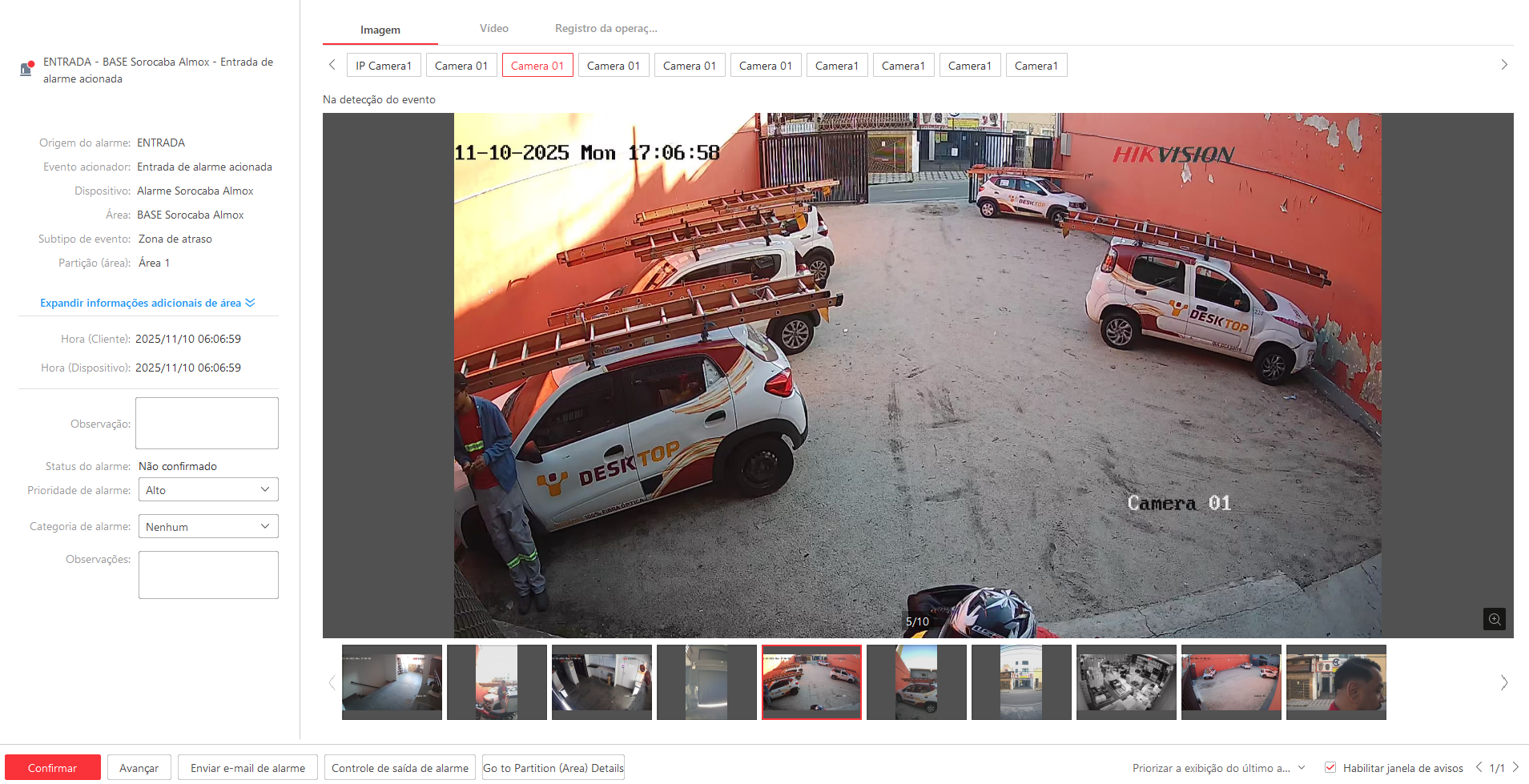 Imagem da ocorrência