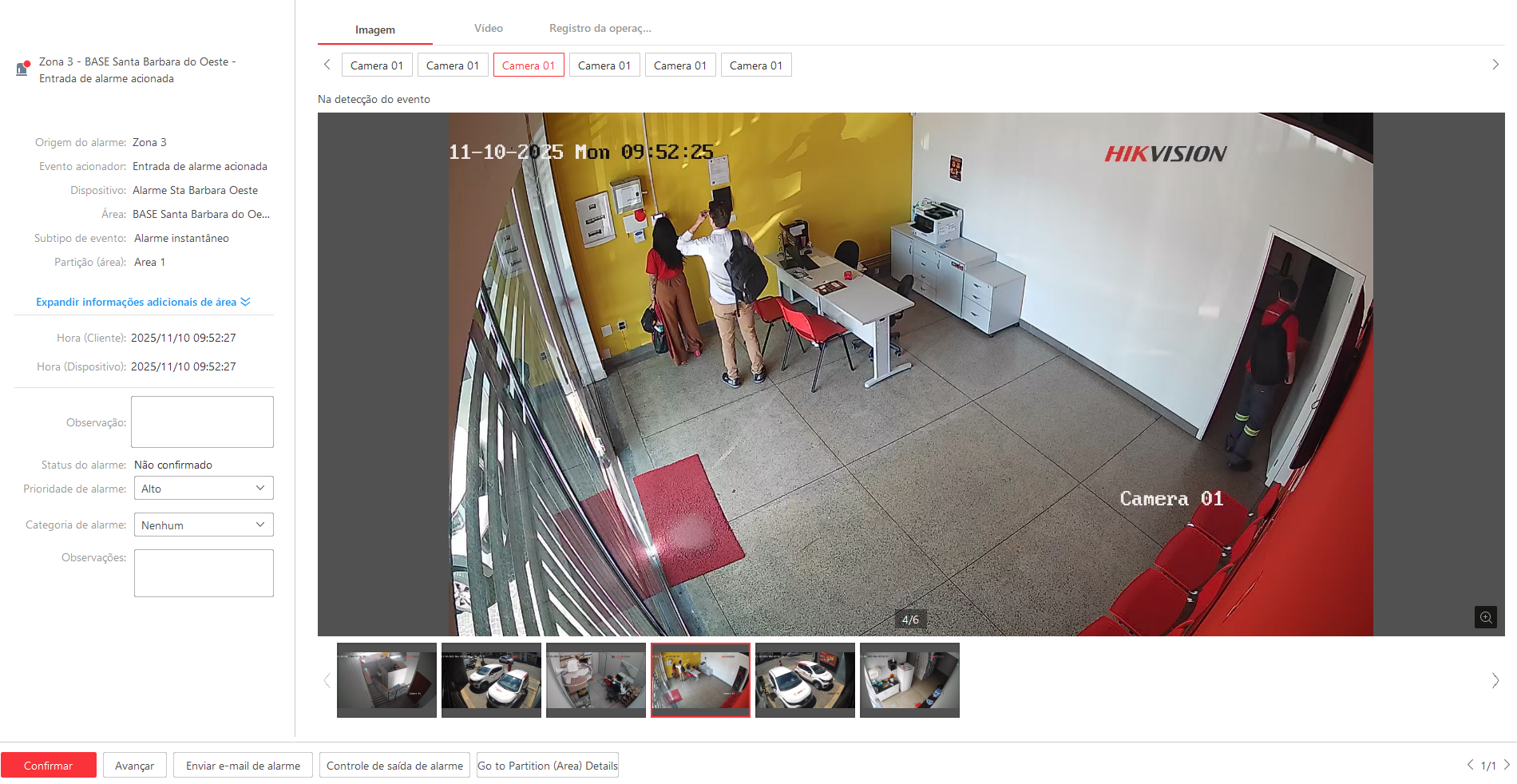 Imagem da ocorrência