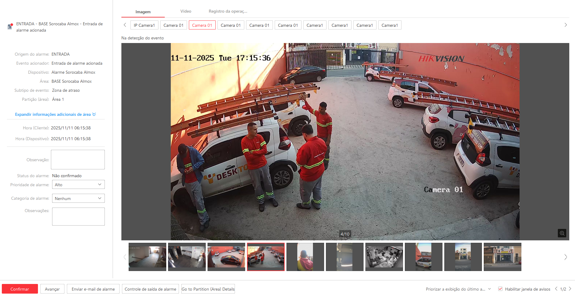 Imagem da ocorrência