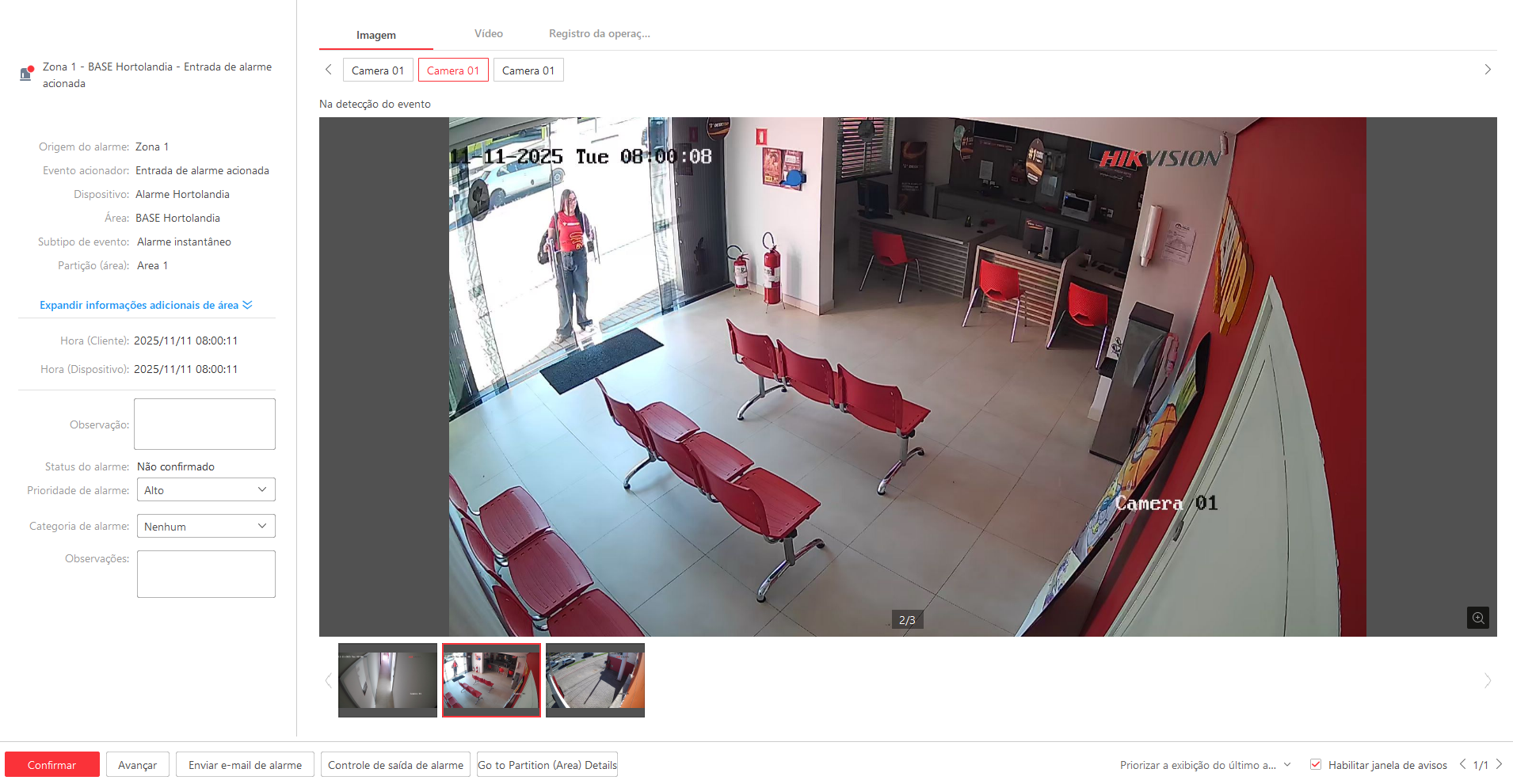 Imagem da ocorrência