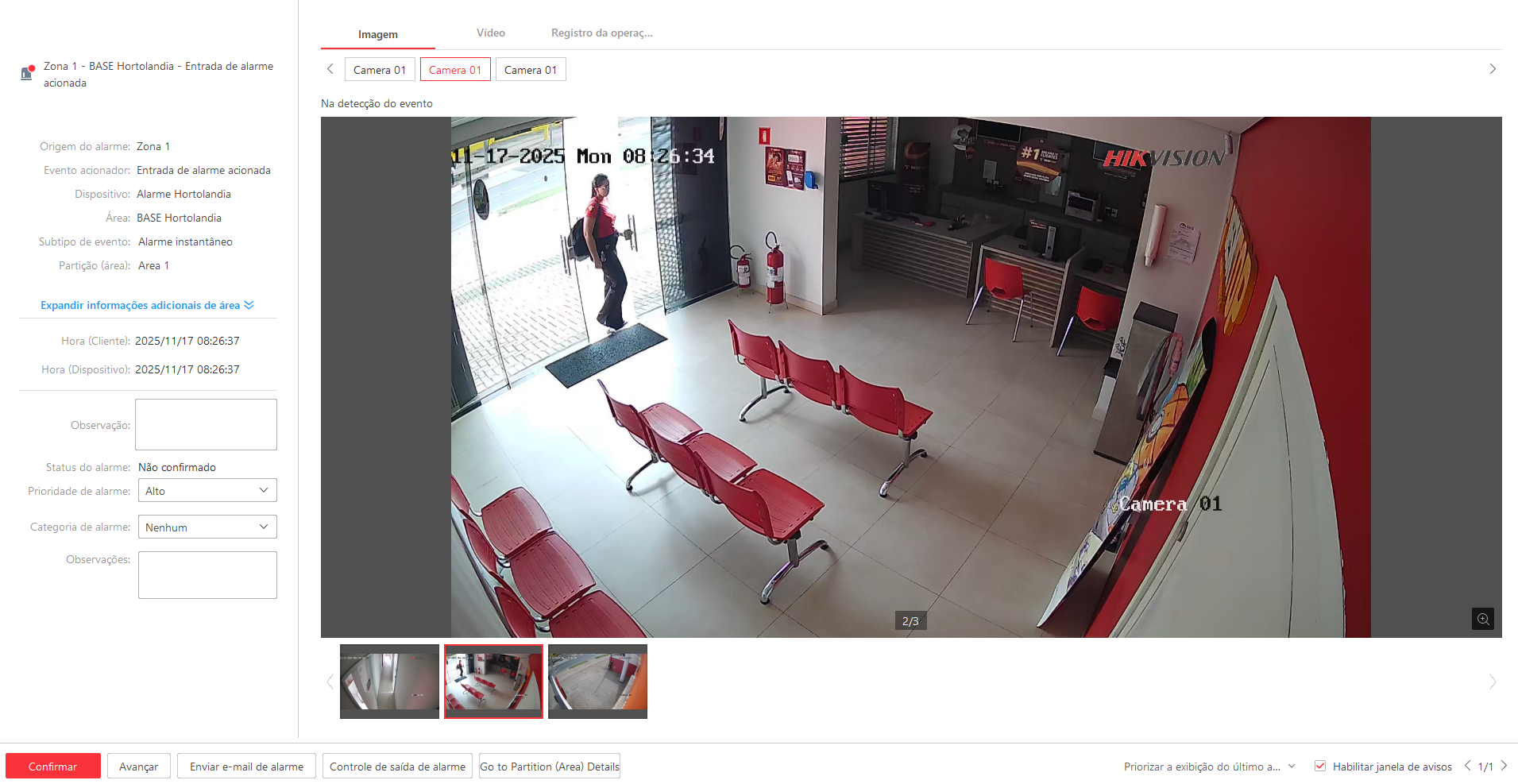 Imagem da ocorrência