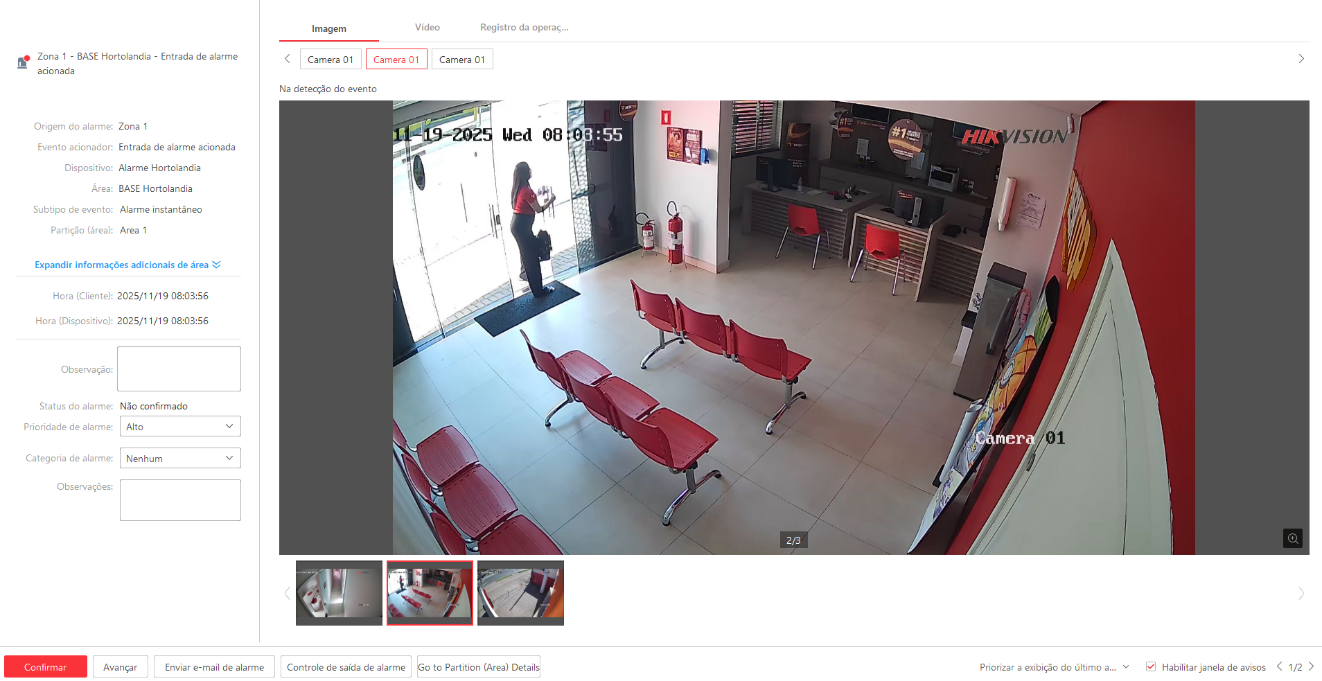 Imagem da ocorrência