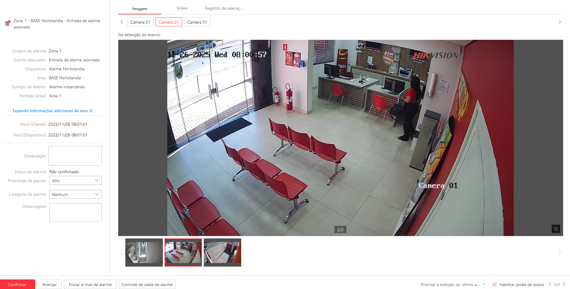 Imagem da ocorrência