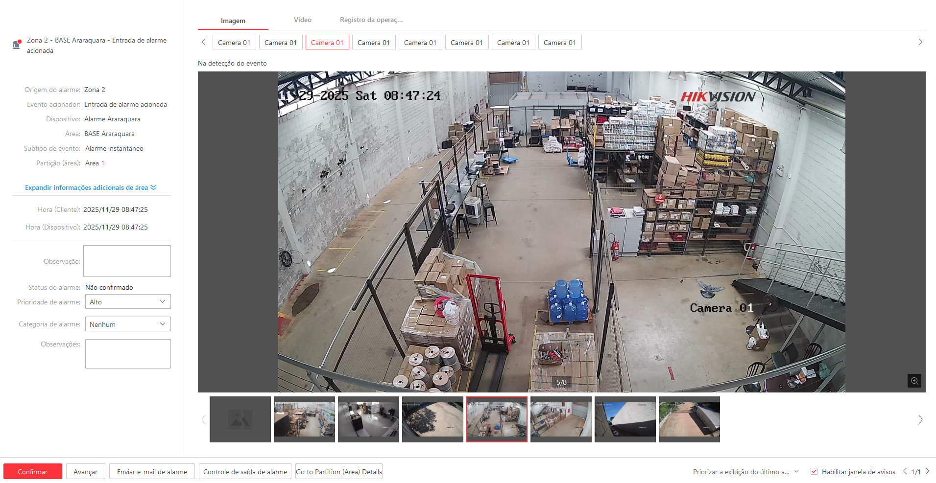 Imagem da ocorrência