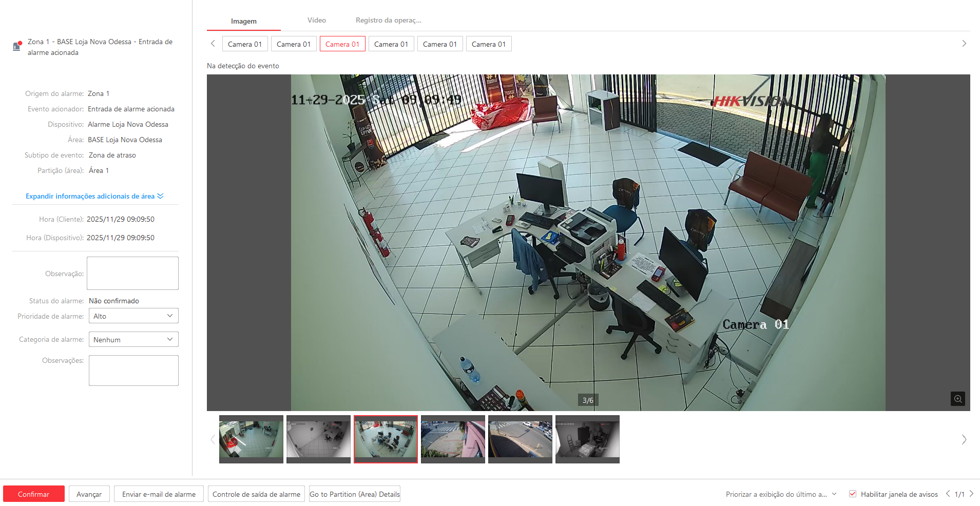 Imagem da ocorrência