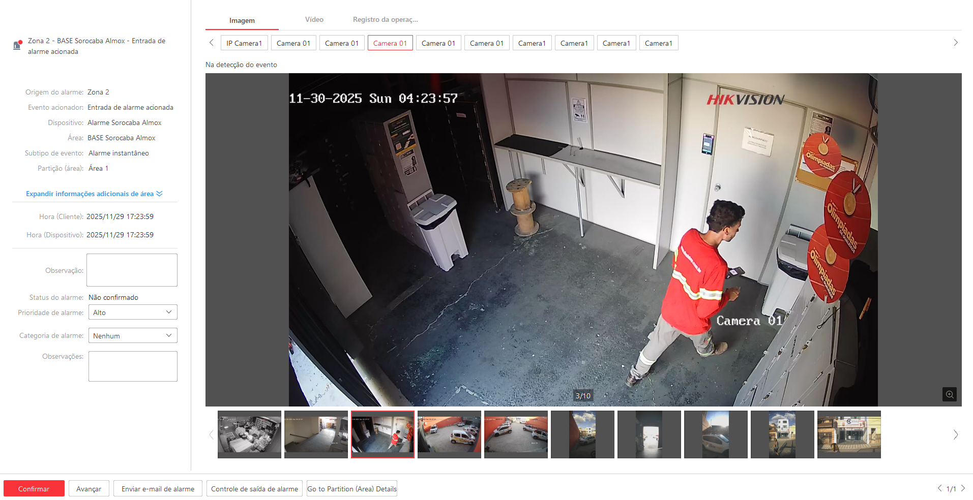 Imagem da ocorrência