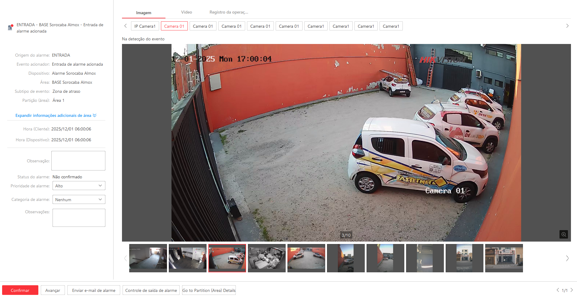 Imagem da ocorrência