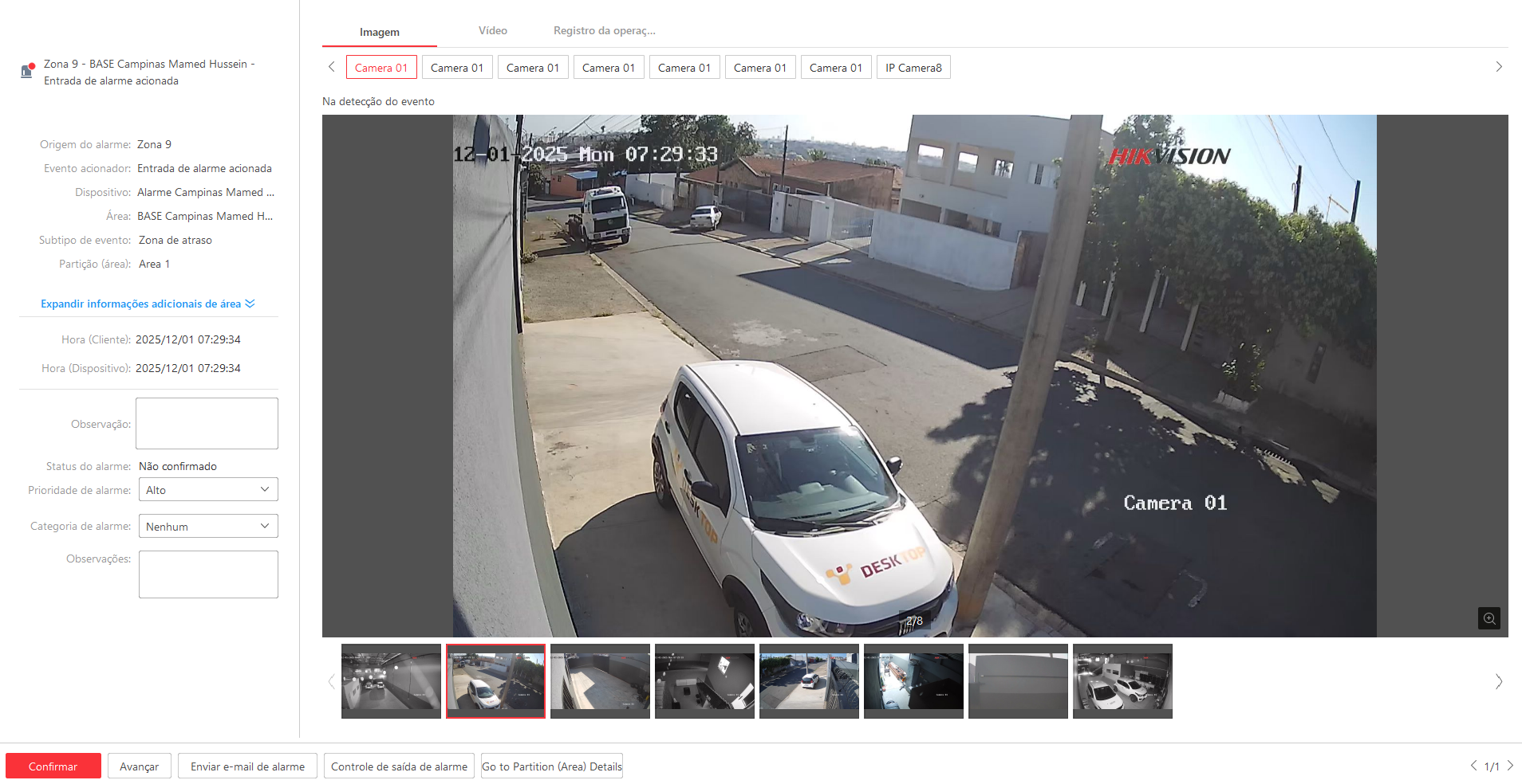 Imagem da ocorrência