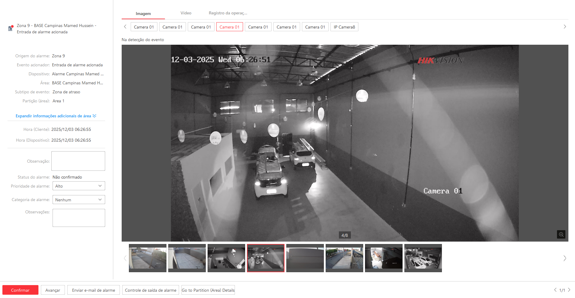 Imagem da ocorrência