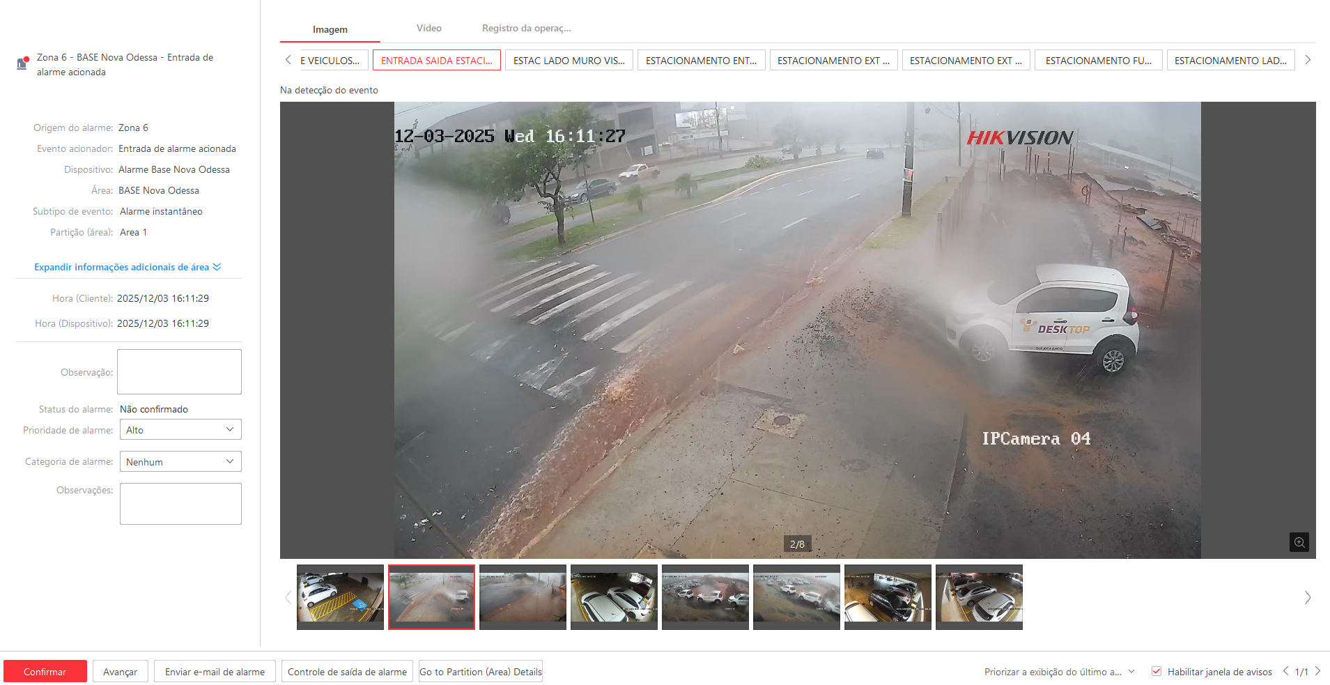 Imagem da ocorrência