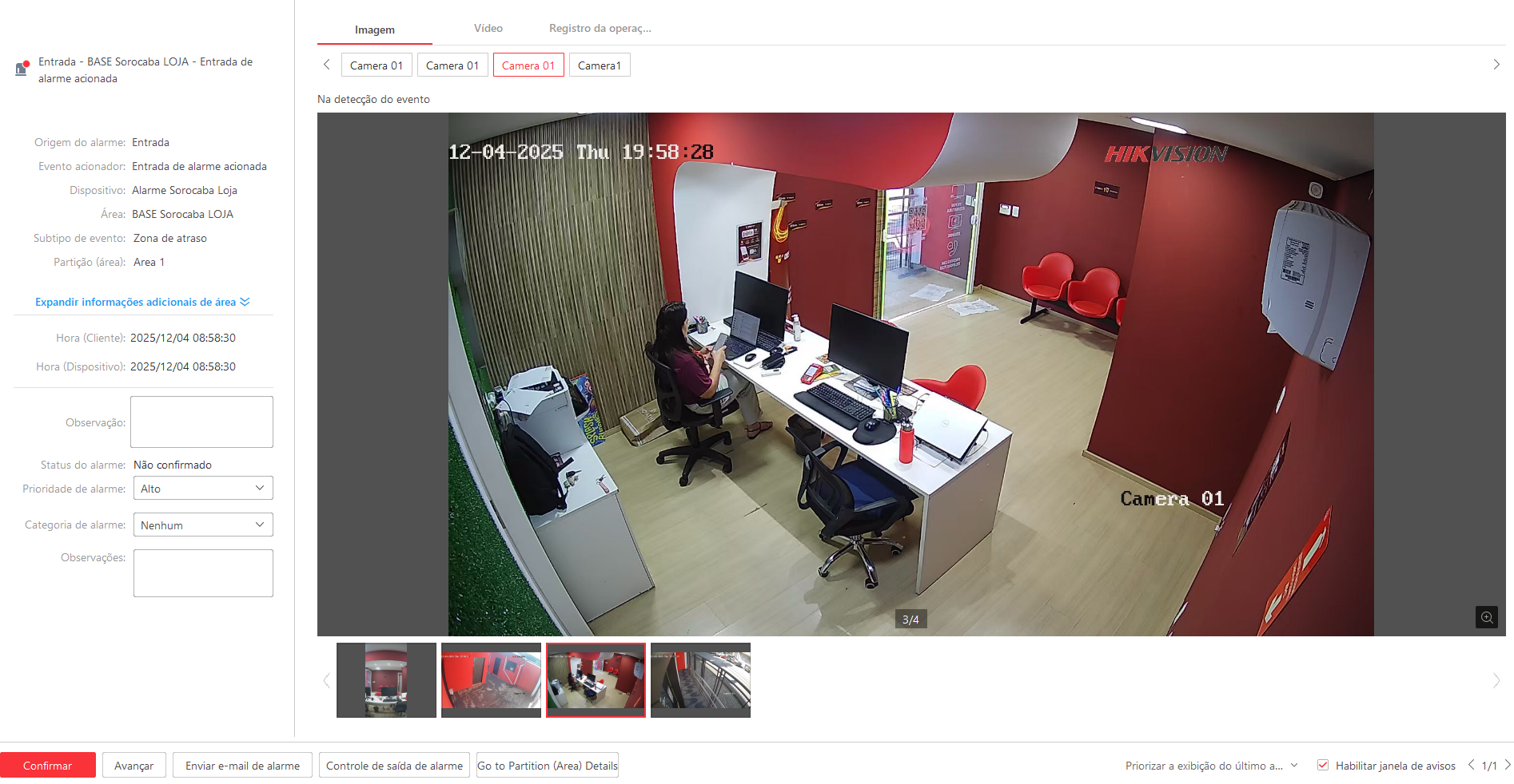 Imagem da ocorrência