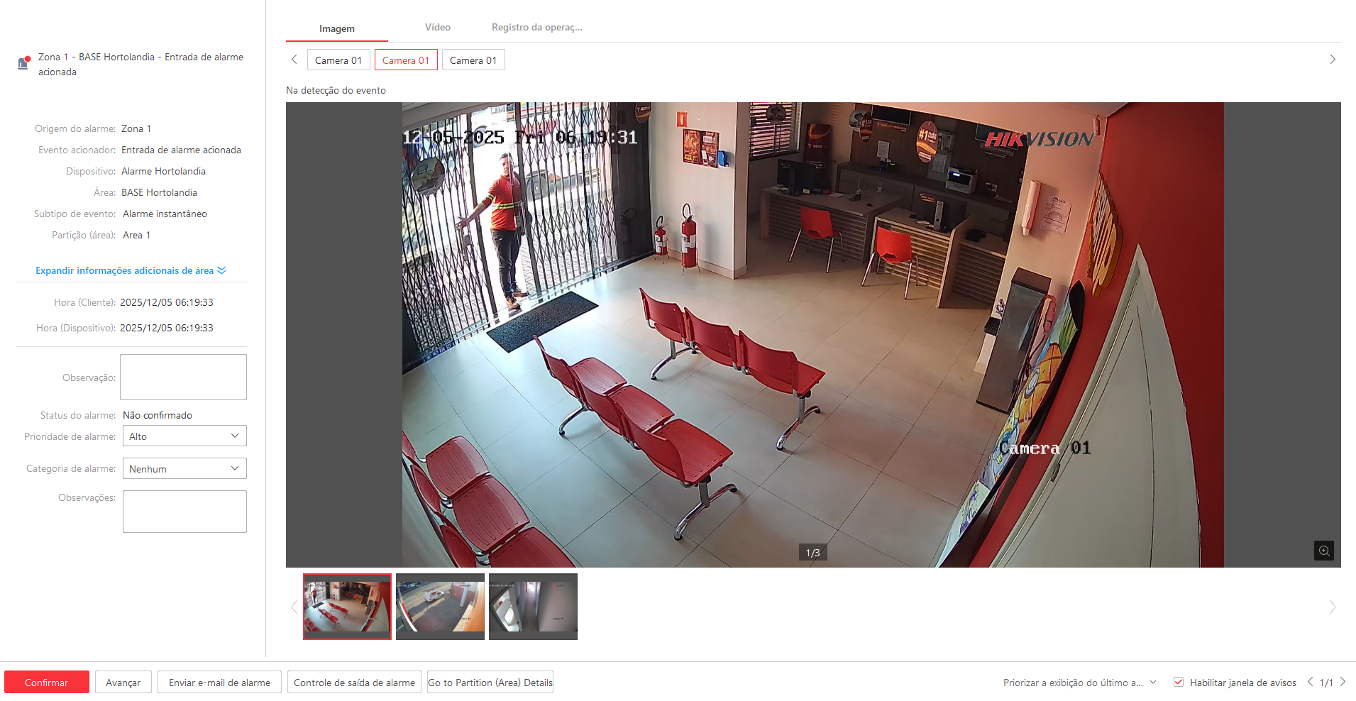 Imagem da ocorrência