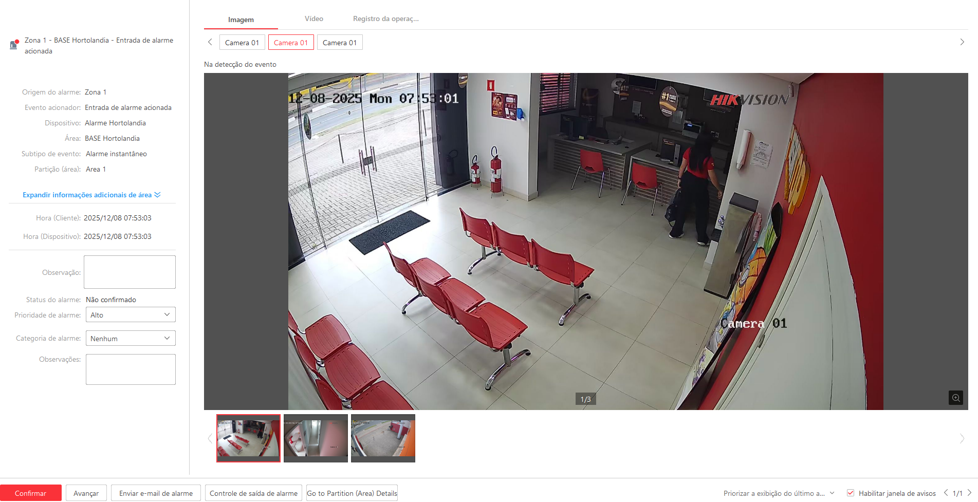 Imagem da ocorrência