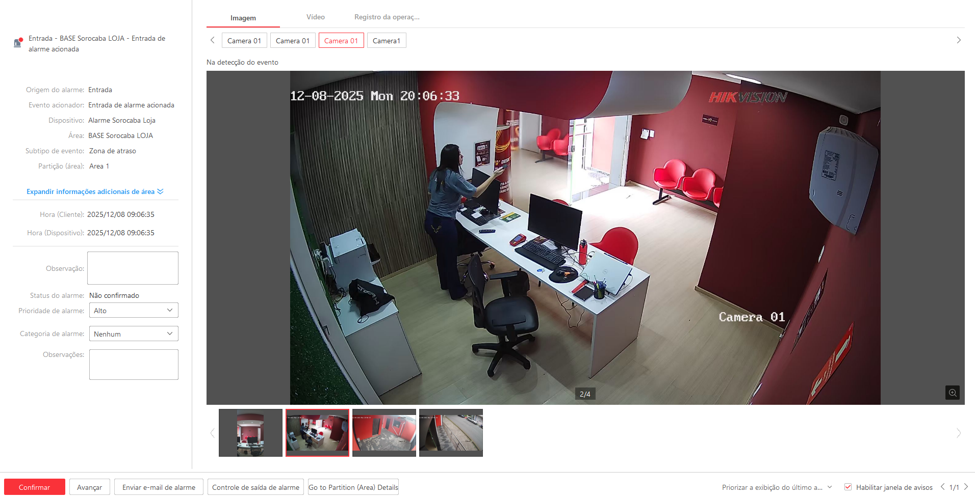 Imagem da ocorrência