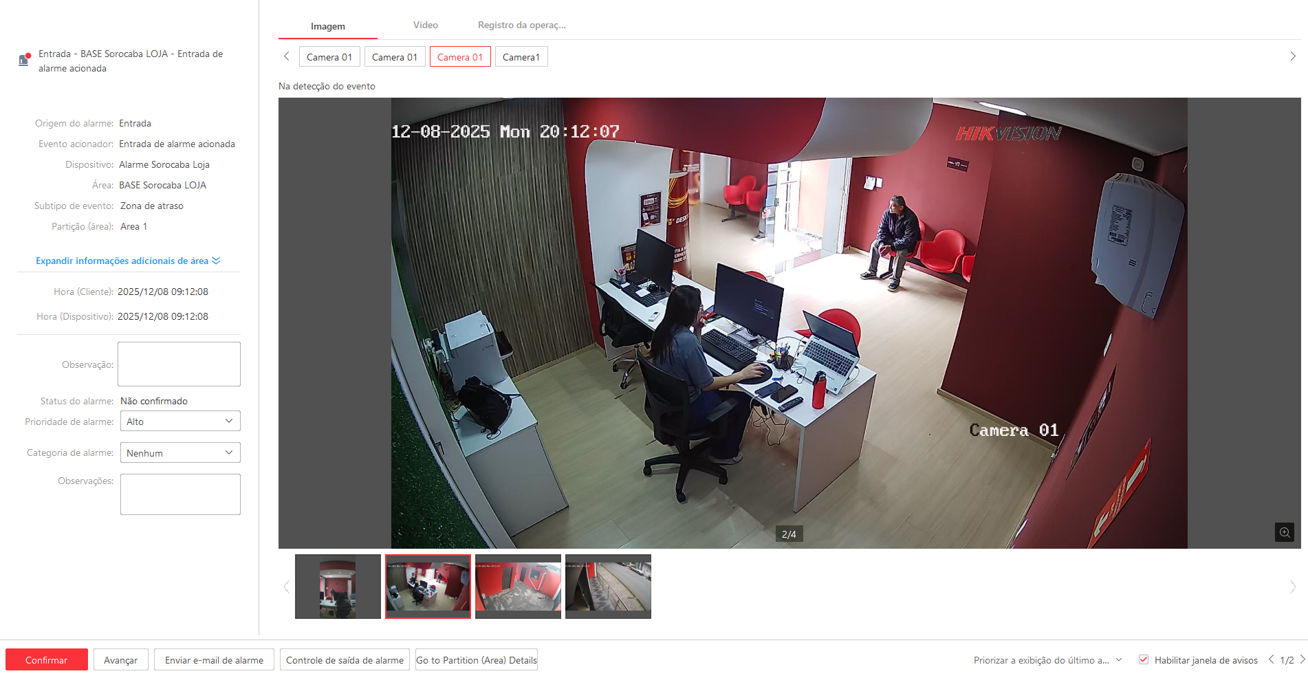 Imagem da ocorrência